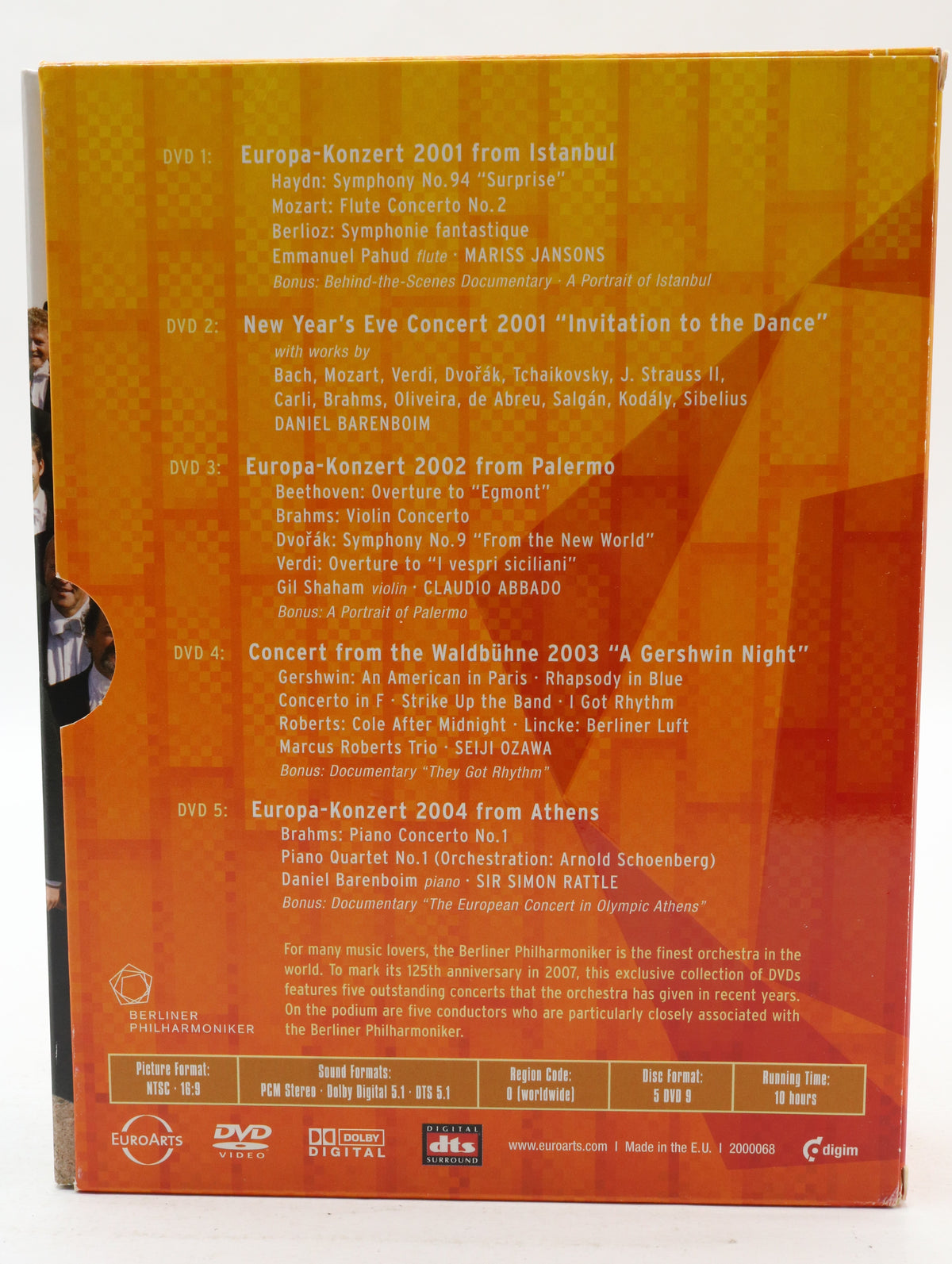 EBOND Berliner Philharmoniker 125 Years Celebration 5 DVD DVD DB606104