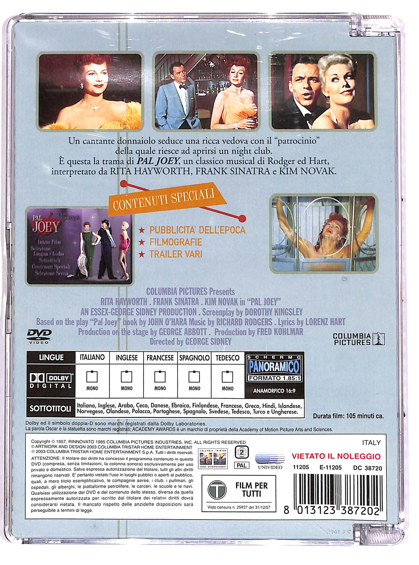 EBOND Pal Joey SJB DVD DB606623