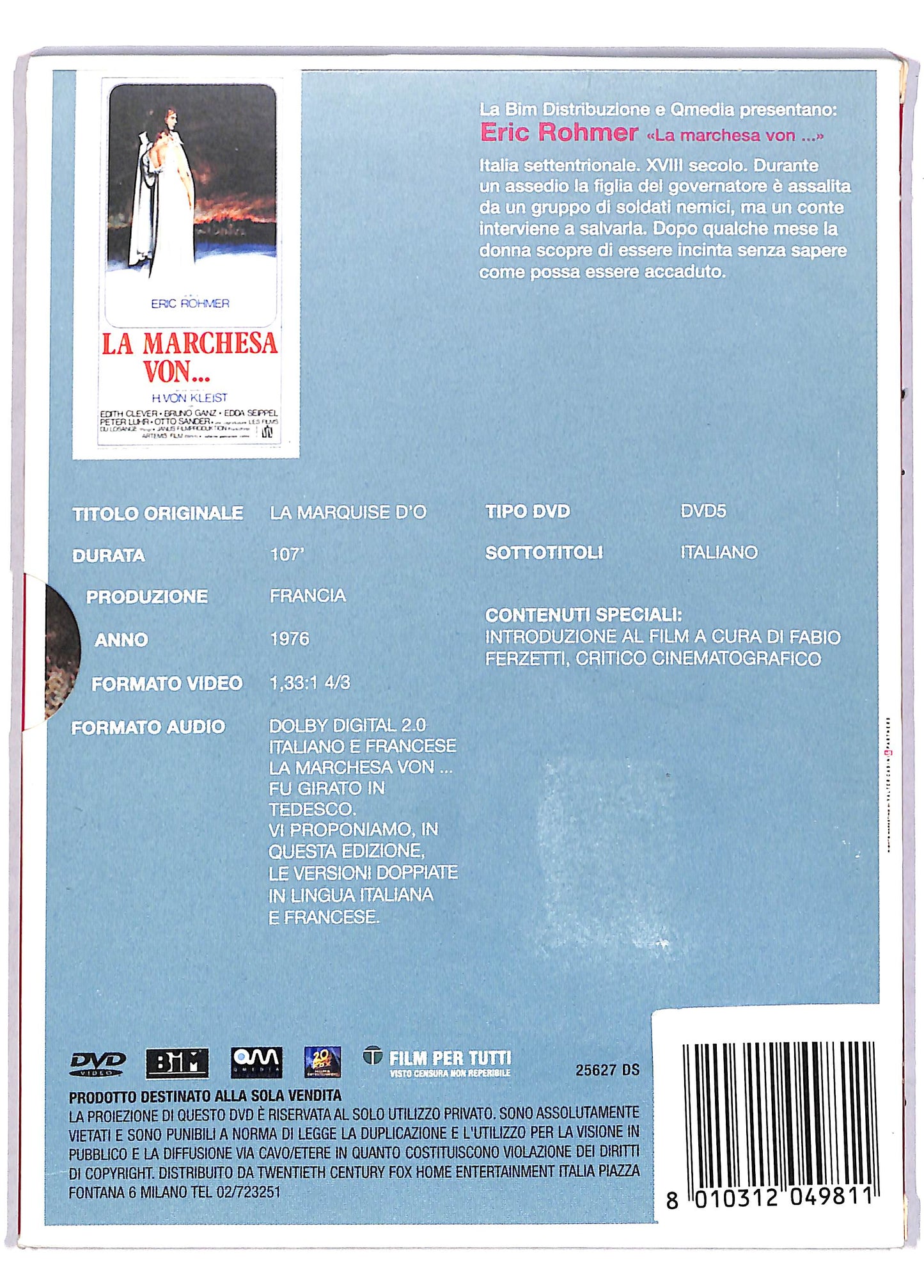 EBOND La Marchesa Von DVD DB607103
