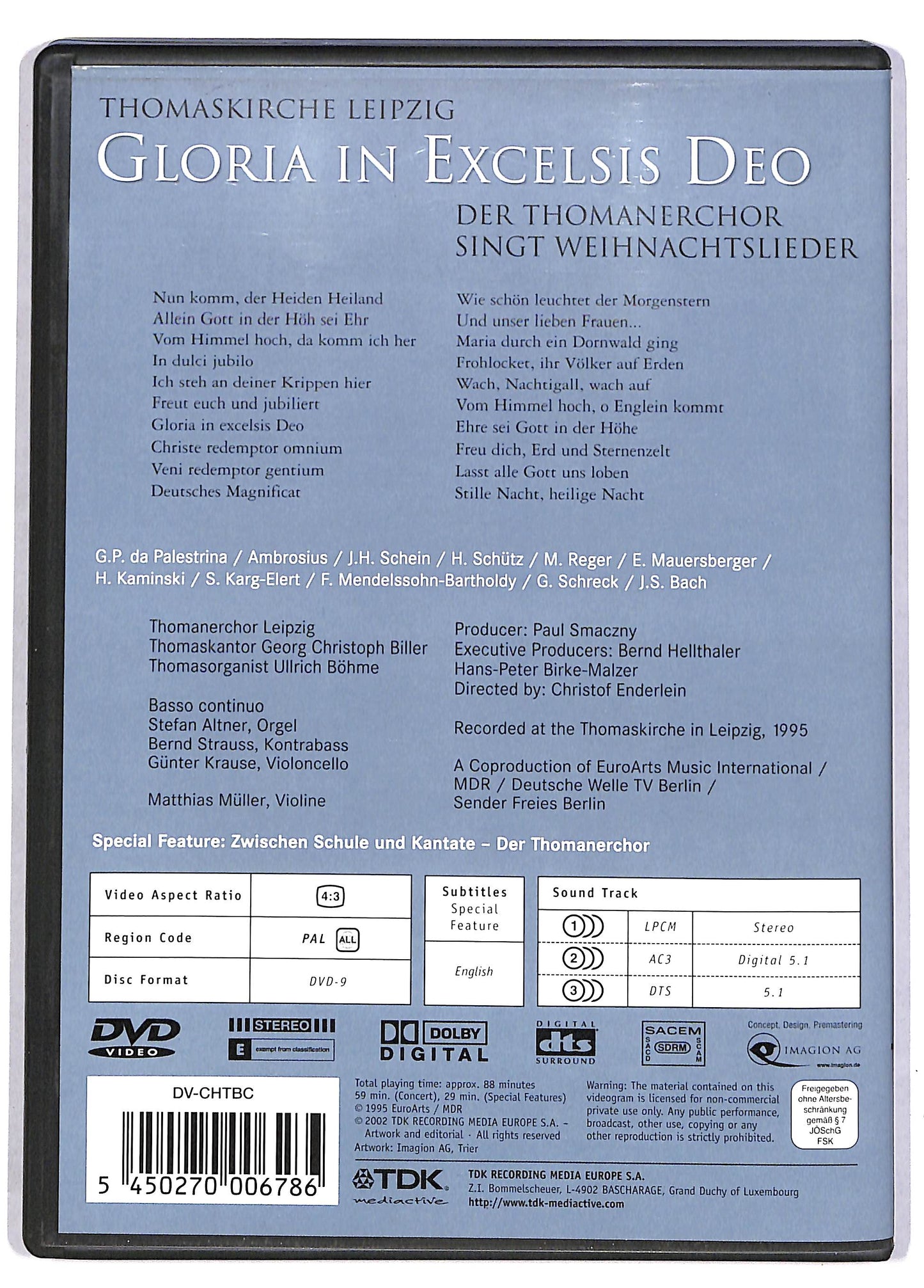 EBOND gloria in excelsis deo DVD DB607119