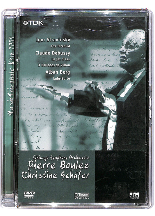 EBOND Pierre boulez christine schafer musik triennale koln 2000 DVD DB607129