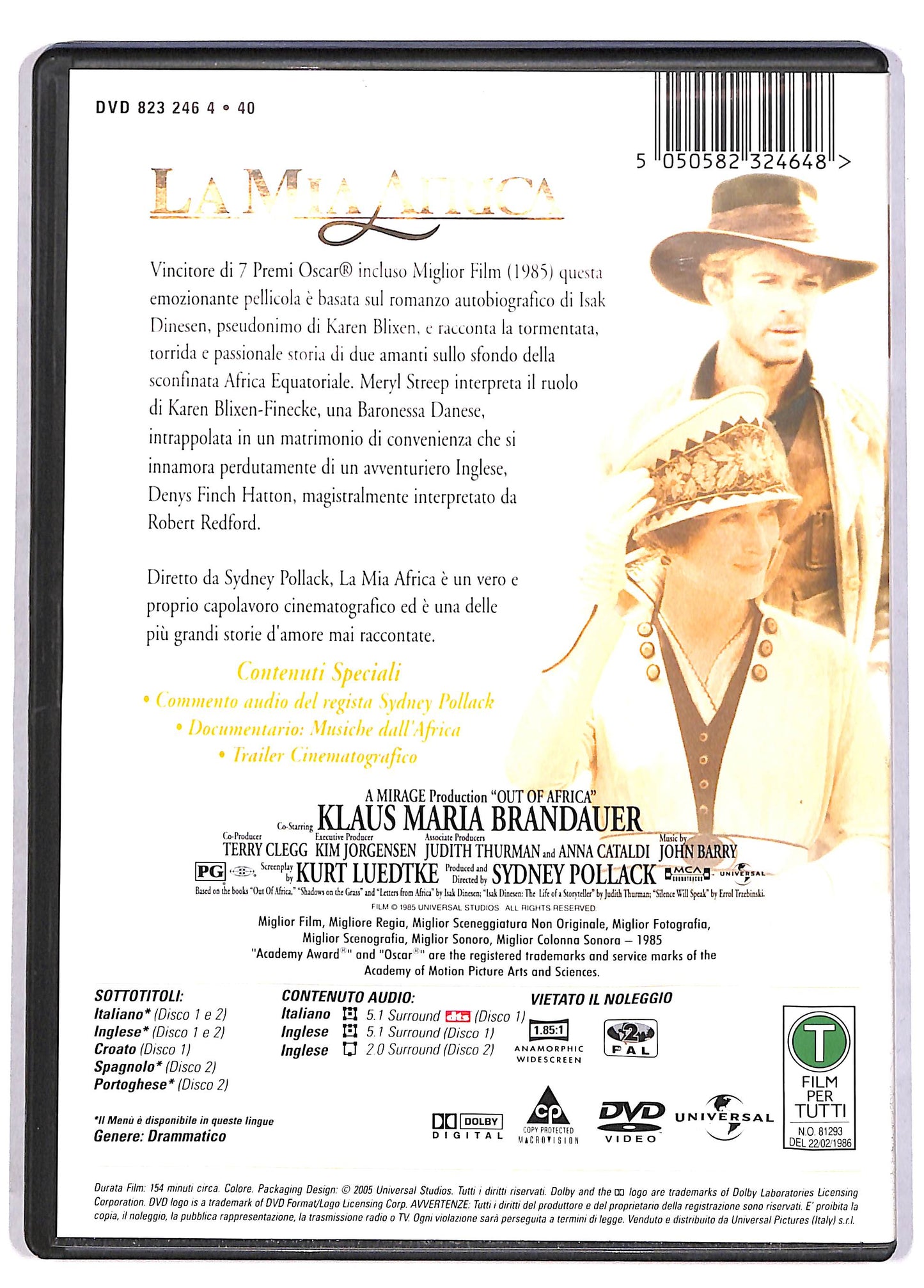 EBOND La Mia Africa (Special Edition) (2 Dvd) DVD DB607148