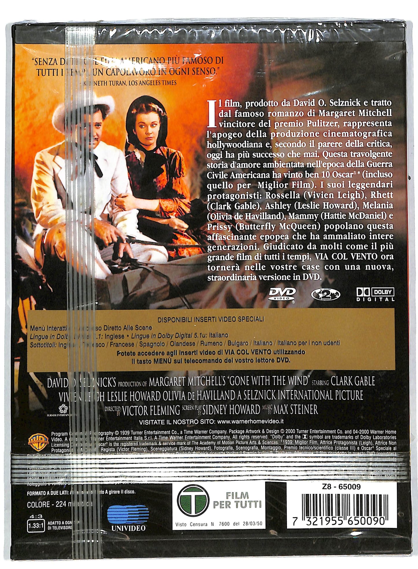 EBOND Via Col Vento SNAPPER DVD DB607626