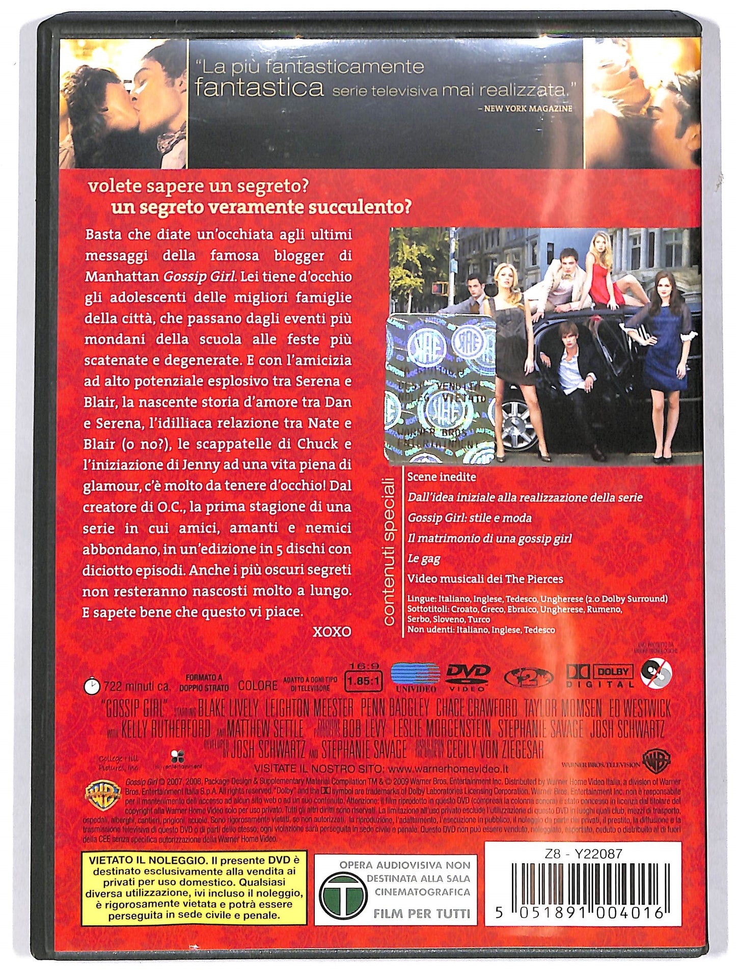 EBOND Gossip Girl - La prima stagione completa DVD DB607653