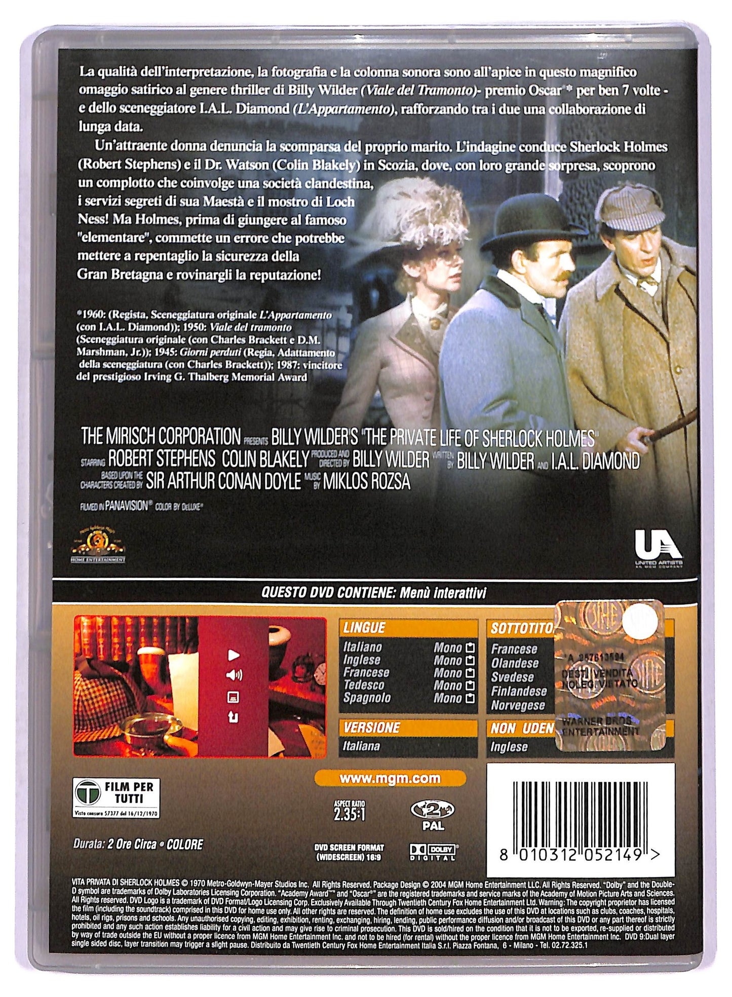 EBOND Vita Privata Di Sherlock Holmes DVD DB608303