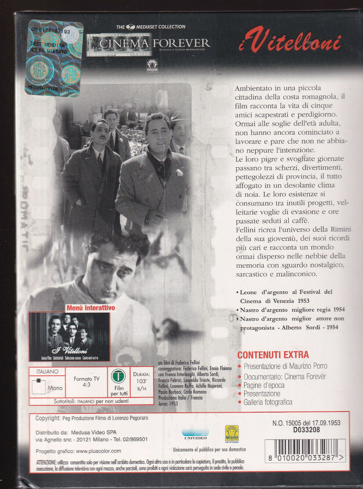 EBOND i Vitelloni DVD DB608319