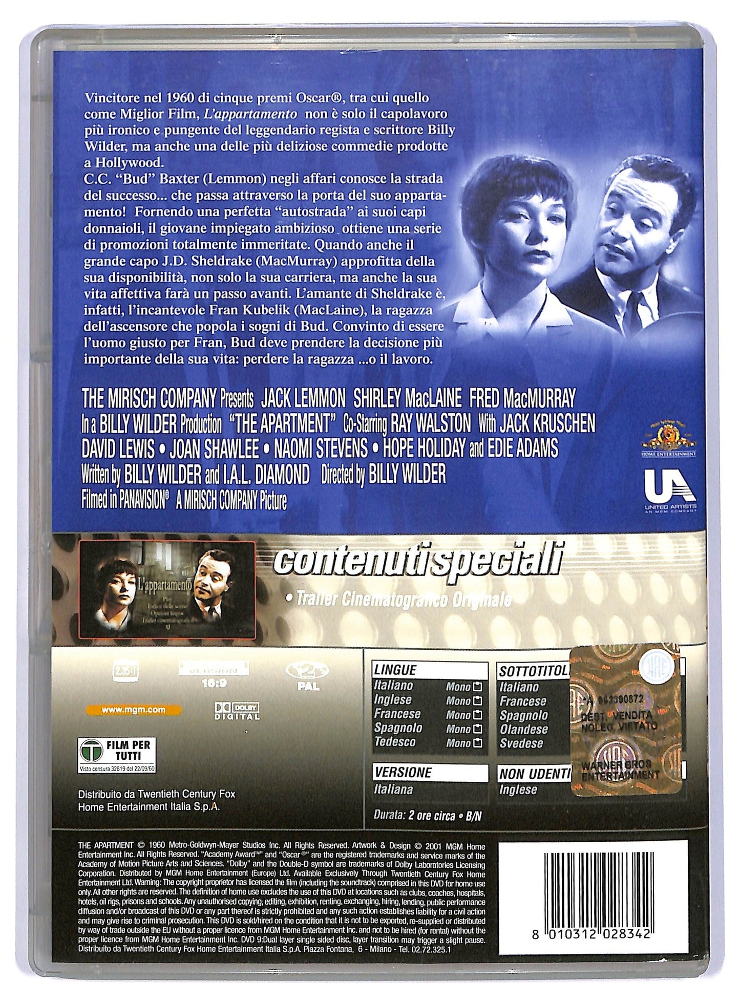 EBOND L'appartamento DVD DB608327