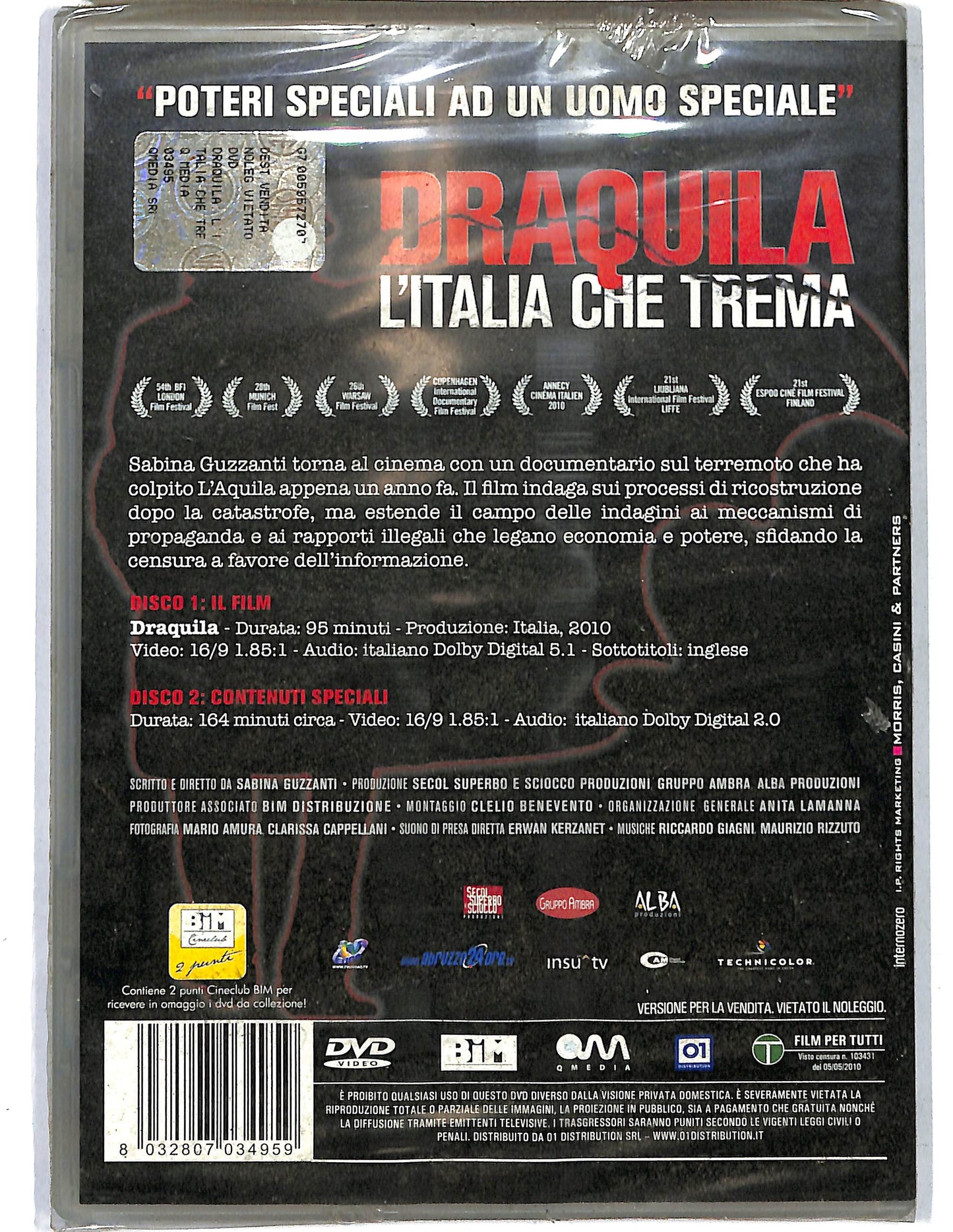 EBOND Draquila l'Italia che trema DVD DB608420