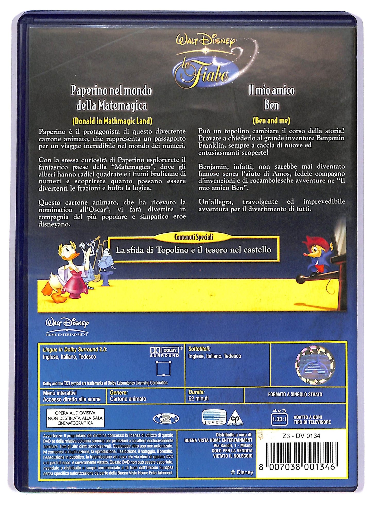 EBOND Paperino Nel Mondo Della Matemagica - Il Mio Amico Ben DVD DB608442