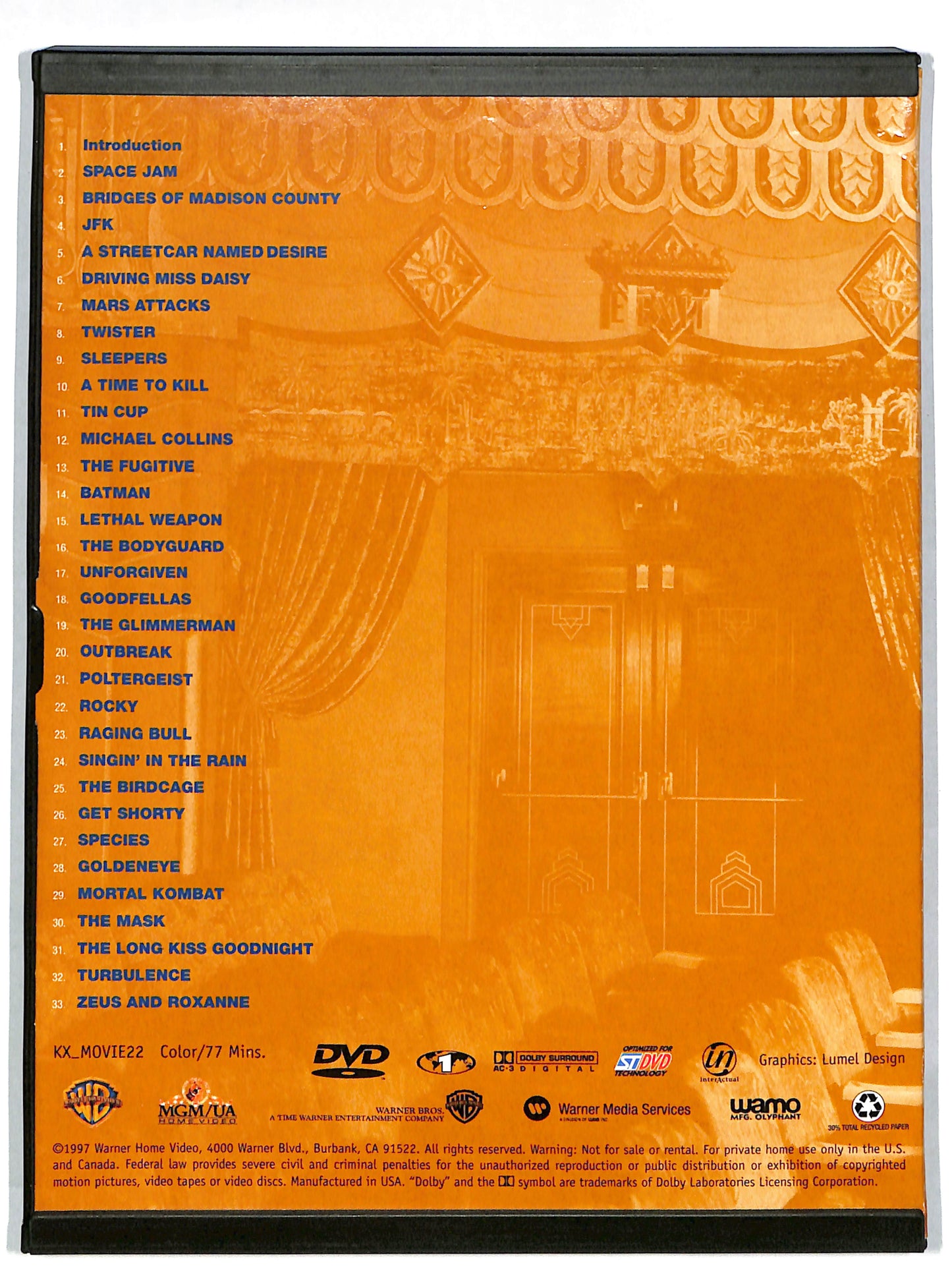 EBOND Hollywood studios trailer sampler vol 2 SNAPPER DVD DB608602