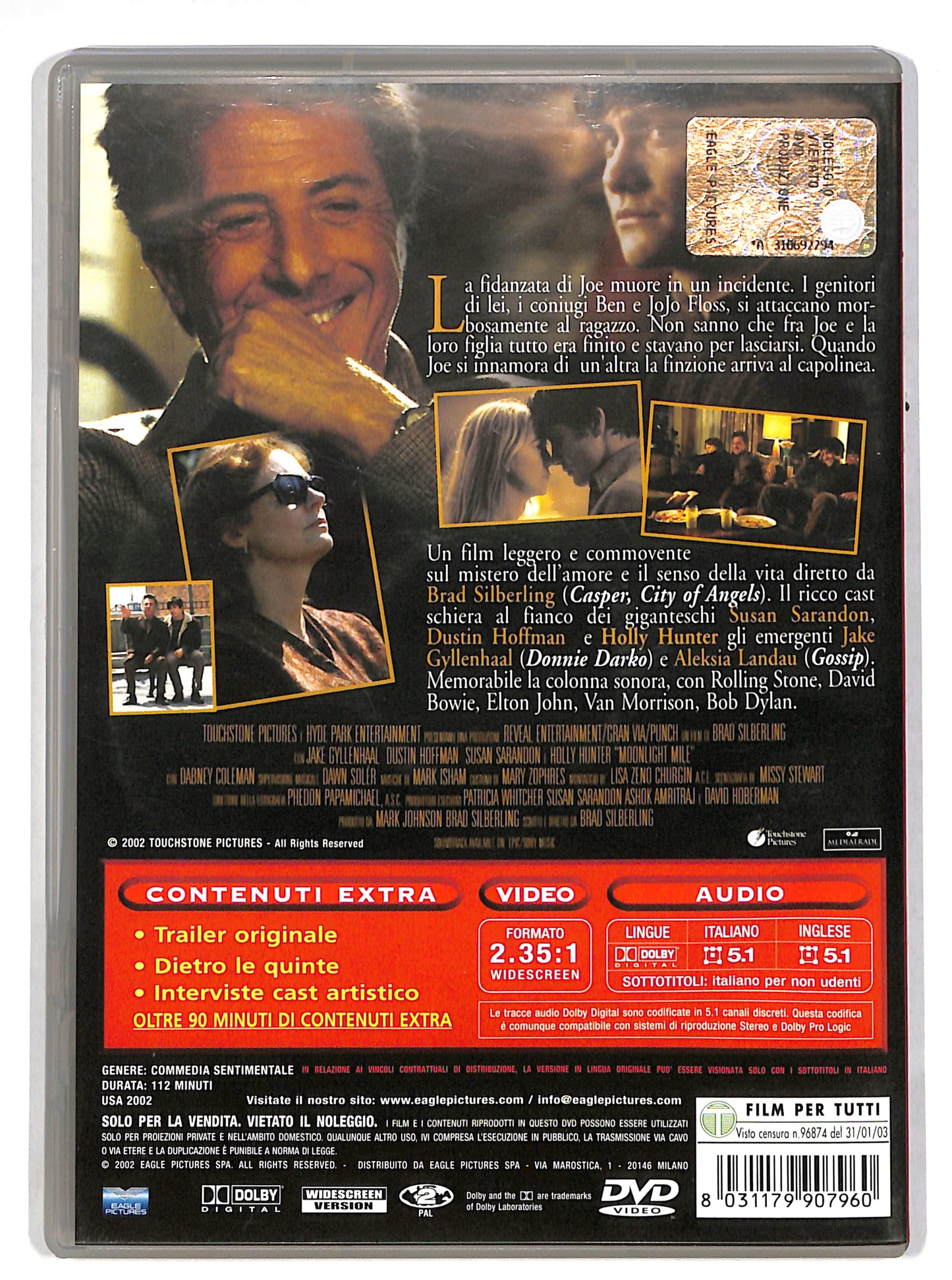 EBOND Moonlight Mile - Voglia di ricominciare DVD DB608641