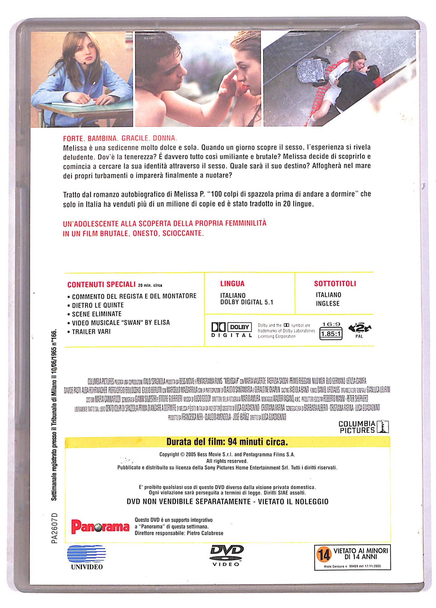 EBOND Melissa P. Editoriale DVD DB609104