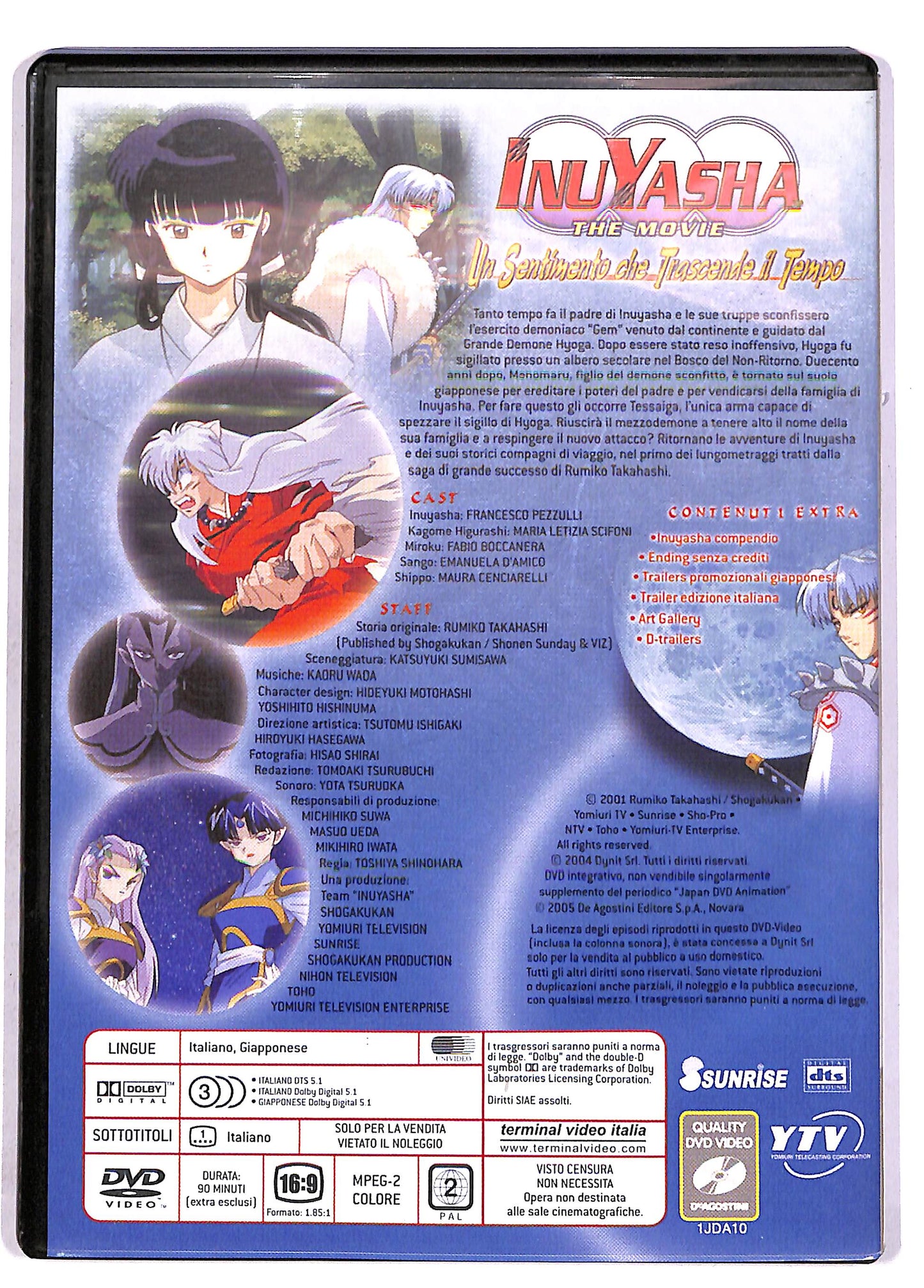 EBOND Japan Animation Inu Yasha The Movie EDITORIALE DVD DB609130