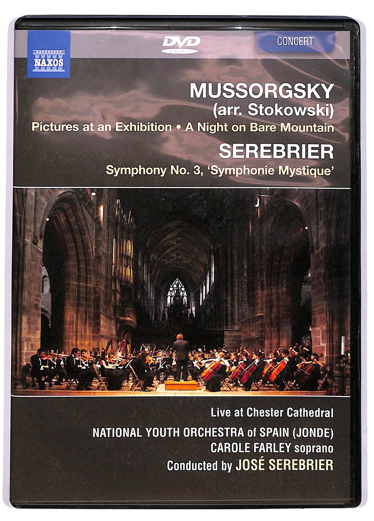 EBOND Mussorgsky Serebrier Live at Chester Cathedral EDITORIALE DVD DB609151