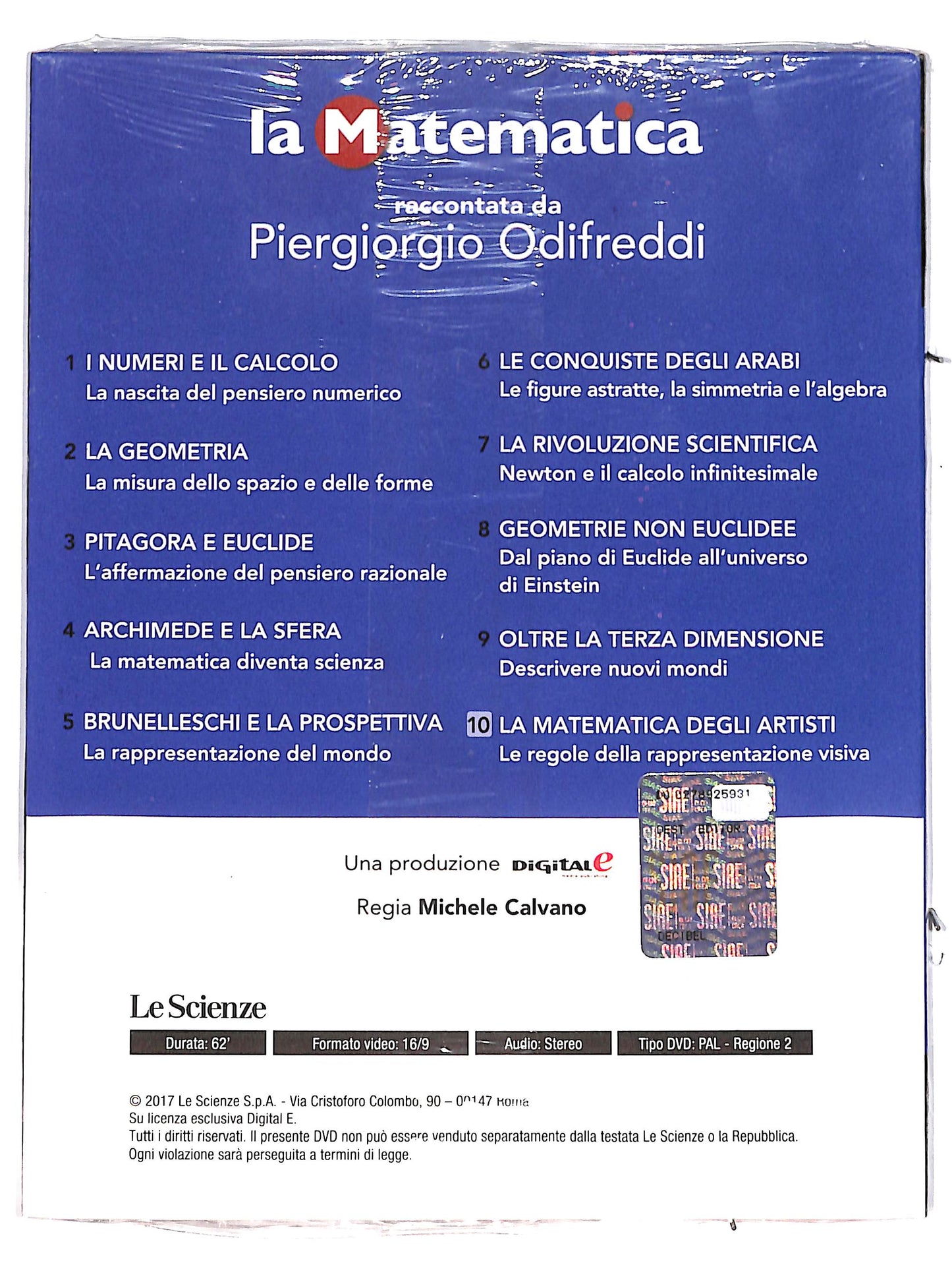EBOND la matematica vol.10 La matematica degli artisti DVD DVD DB609304