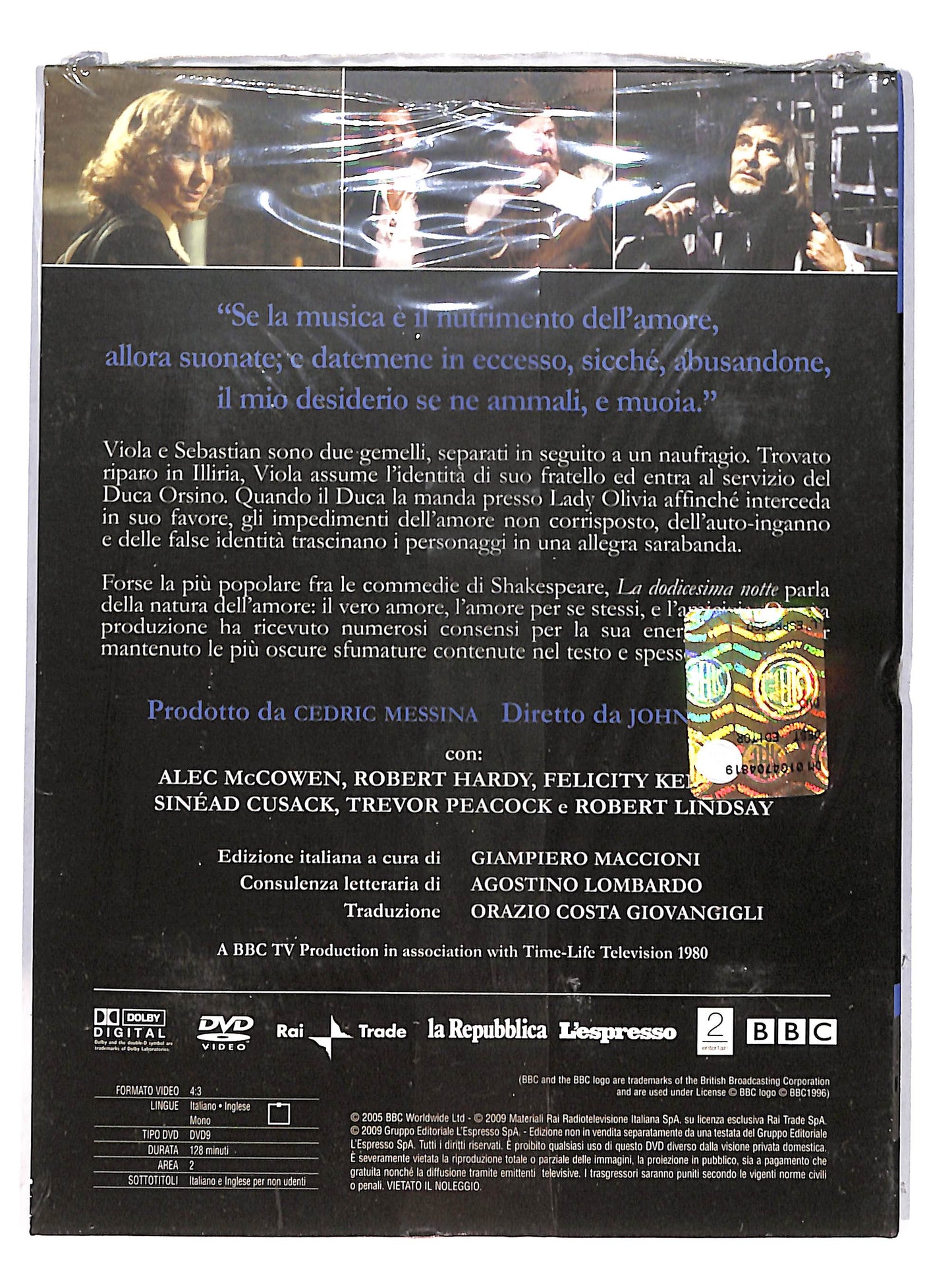 EBOND La dodicesima notte Shakespeare collection 7 EDITORIALE DVD DB609305