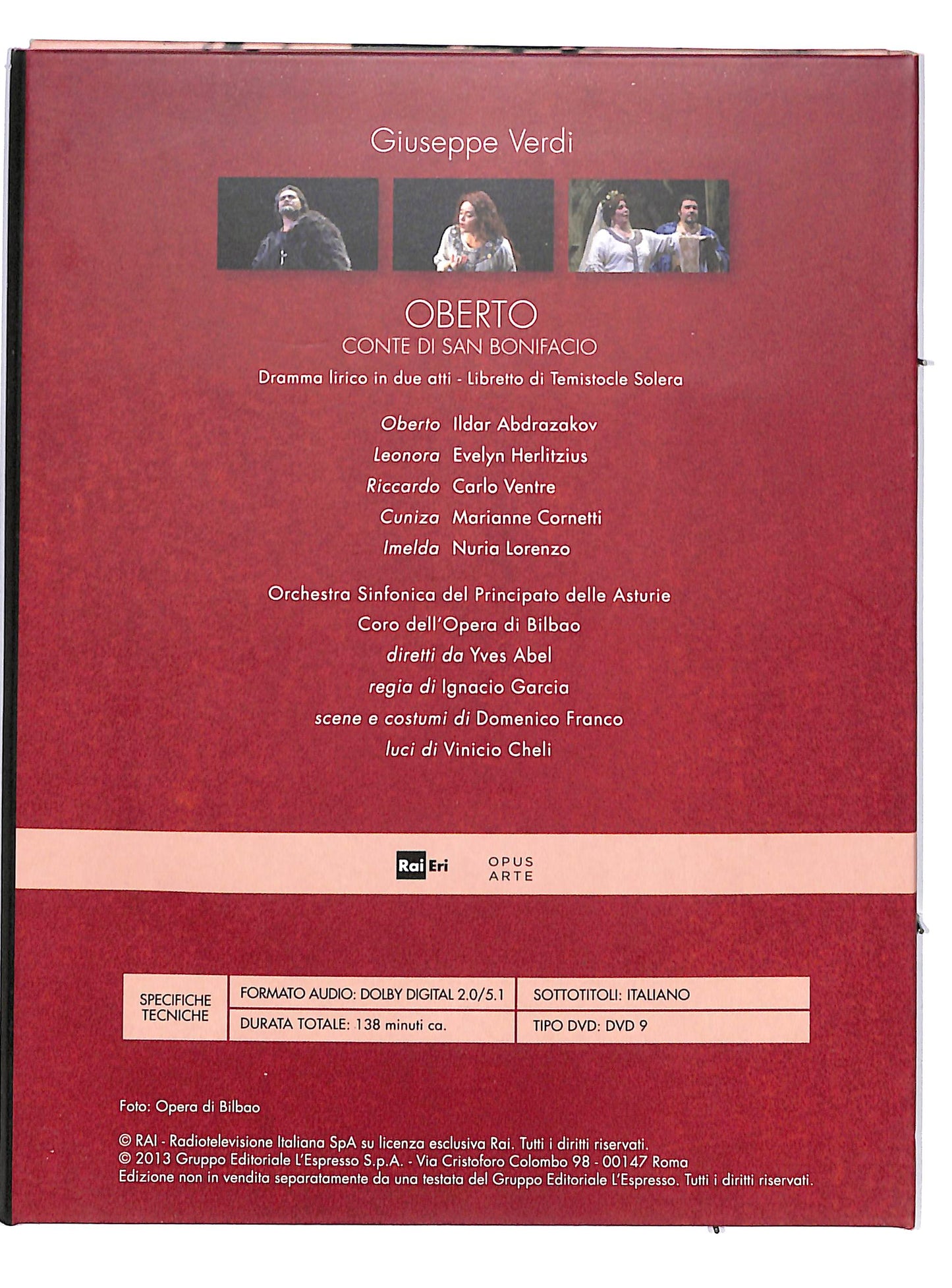 EBOND Oberto conte di San Bonifacio Viva Verdi 23 Yves Abel DVD DB609335
