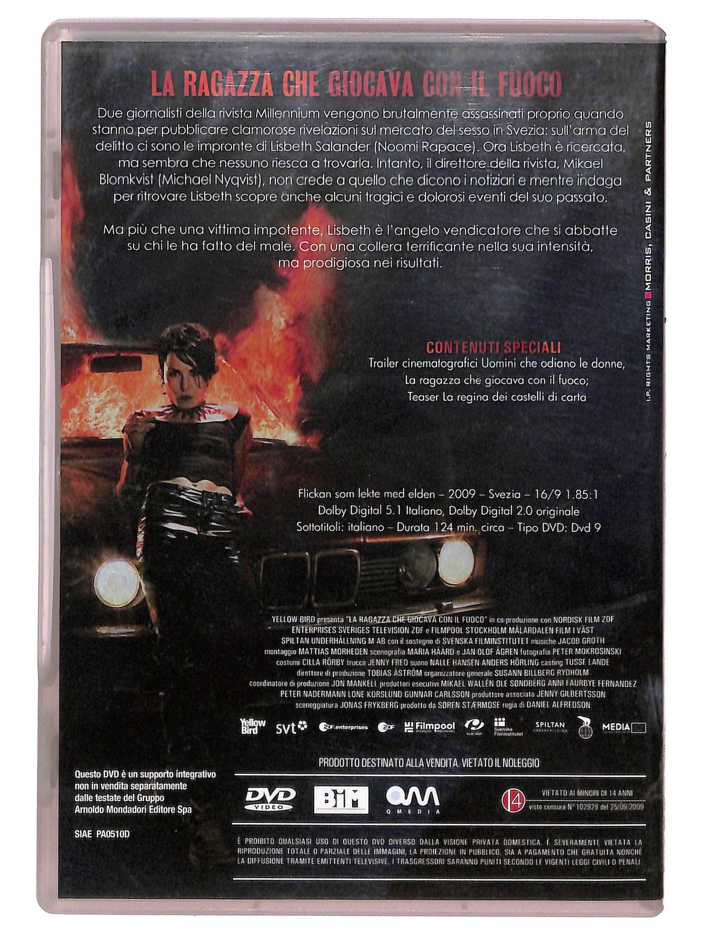 EBOND La ragazza che giocava con il fuoco EDITORIALE DVD DB609353