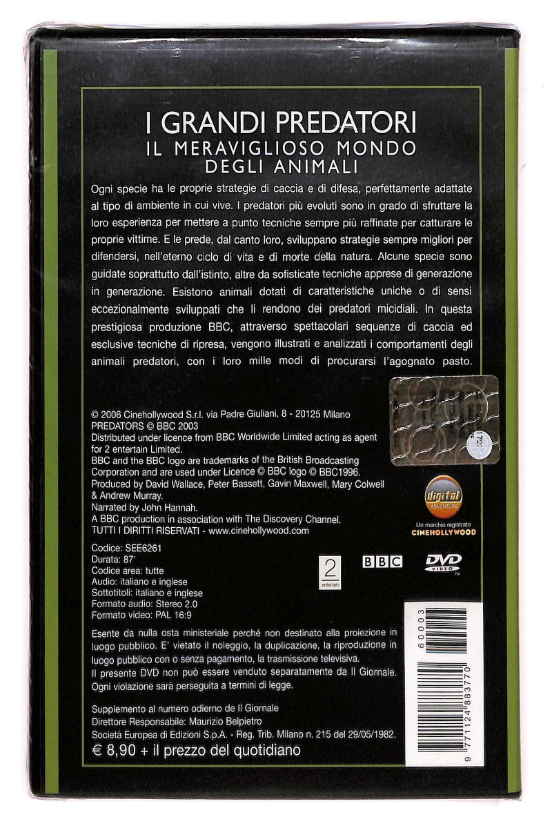 EBOND I Grandi Predatori Il Meraviglioso Mondo Degli Animali DVD DB609367