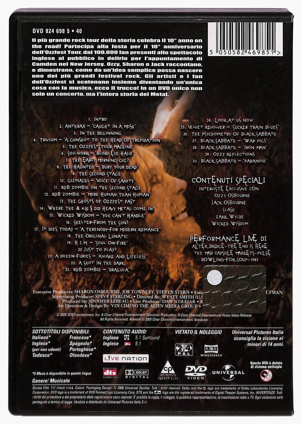 EBOND Ozzfest - 10° Anniversario DVD DB609382