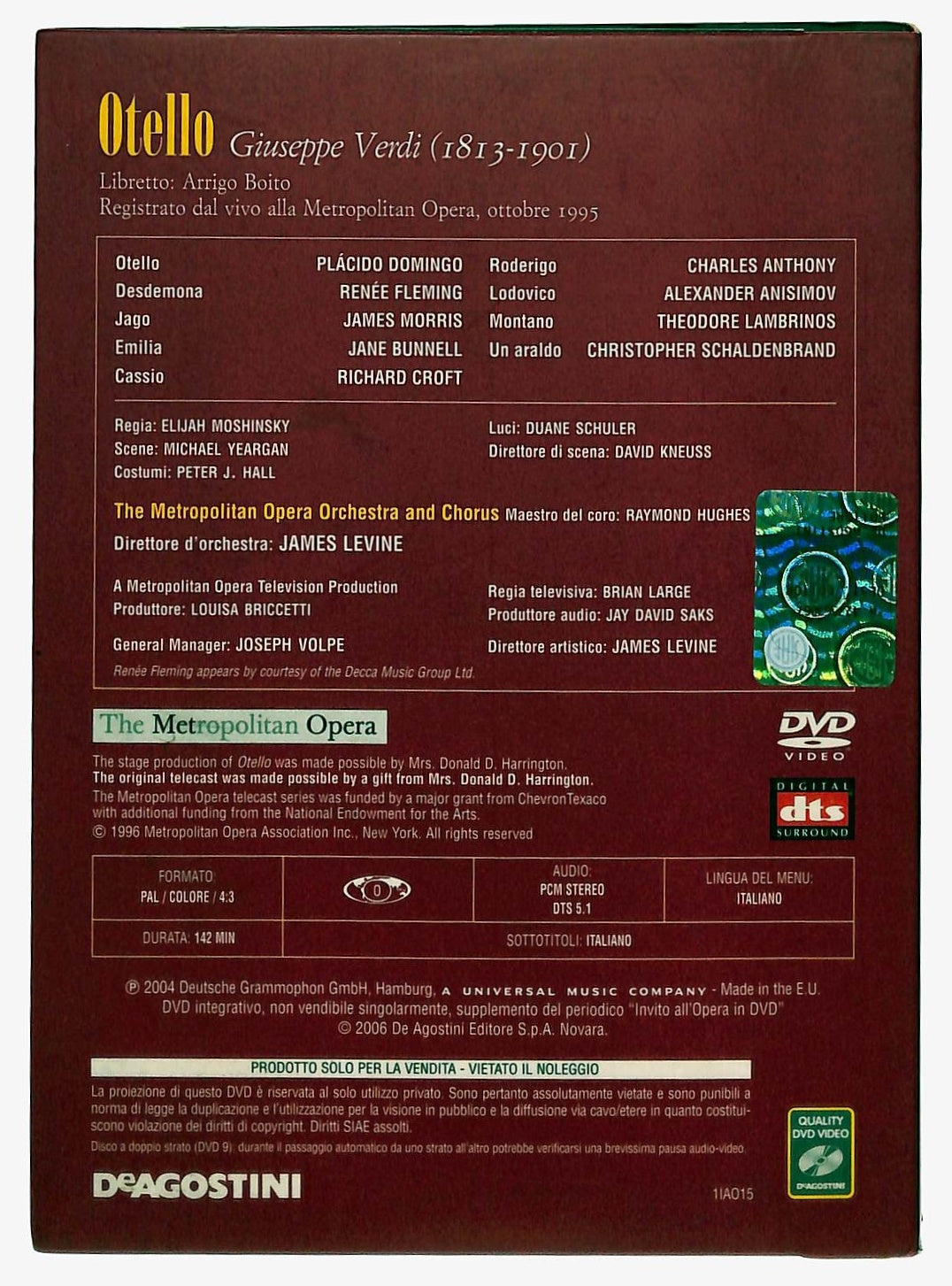 EBOND Otello - Invito all'Opera in - Deagostini DVD DB609387