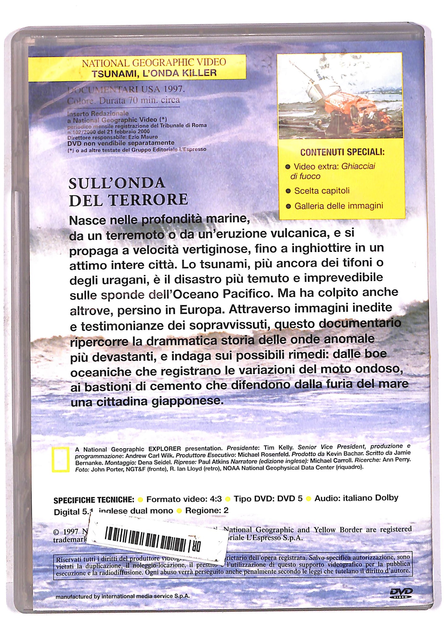 EBOND Tsunami - L'onda killer - n. 19 - National Geographic DVD DB609627