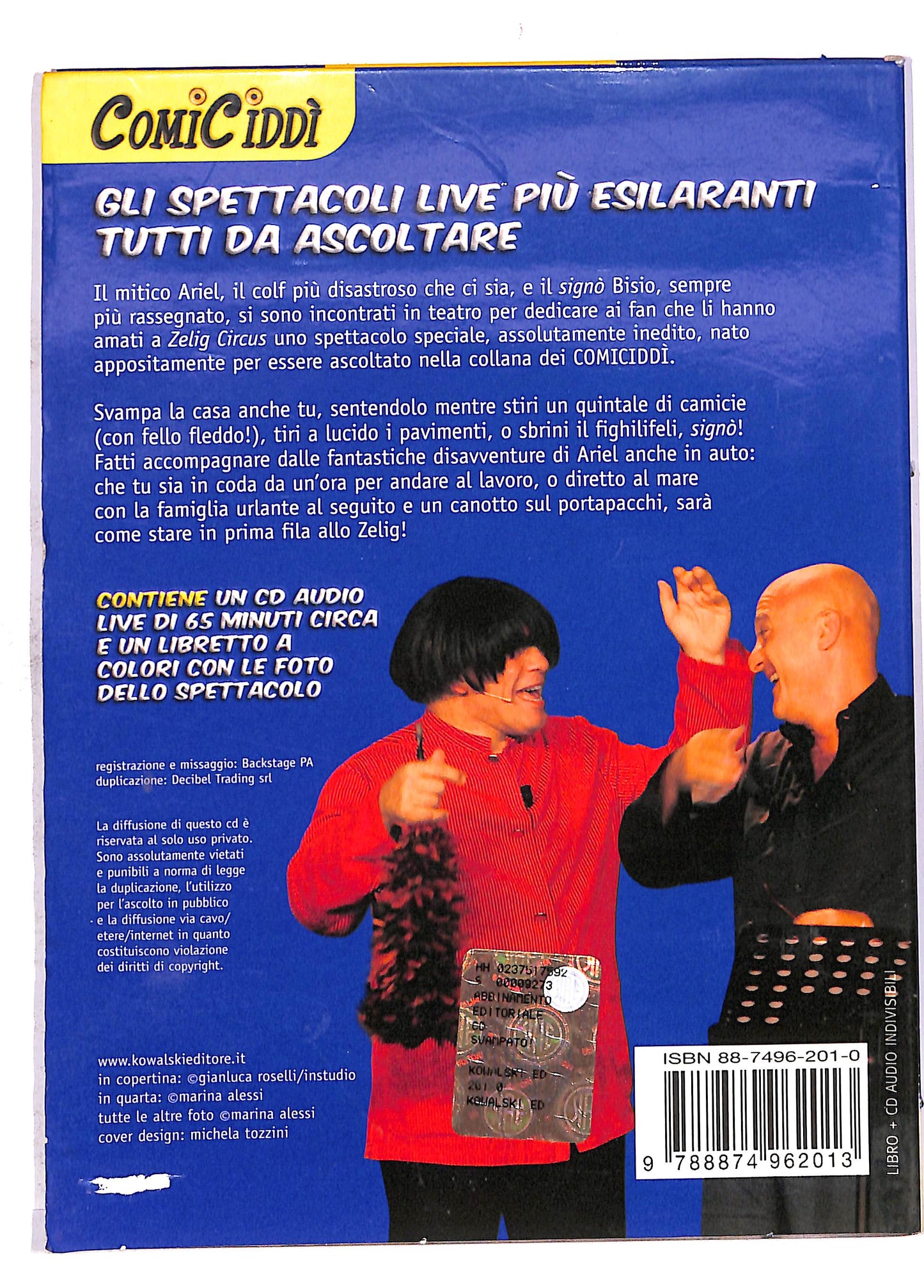 EBOND Svampato! Audiolibro.Audio. Con libro DVD DB609645
