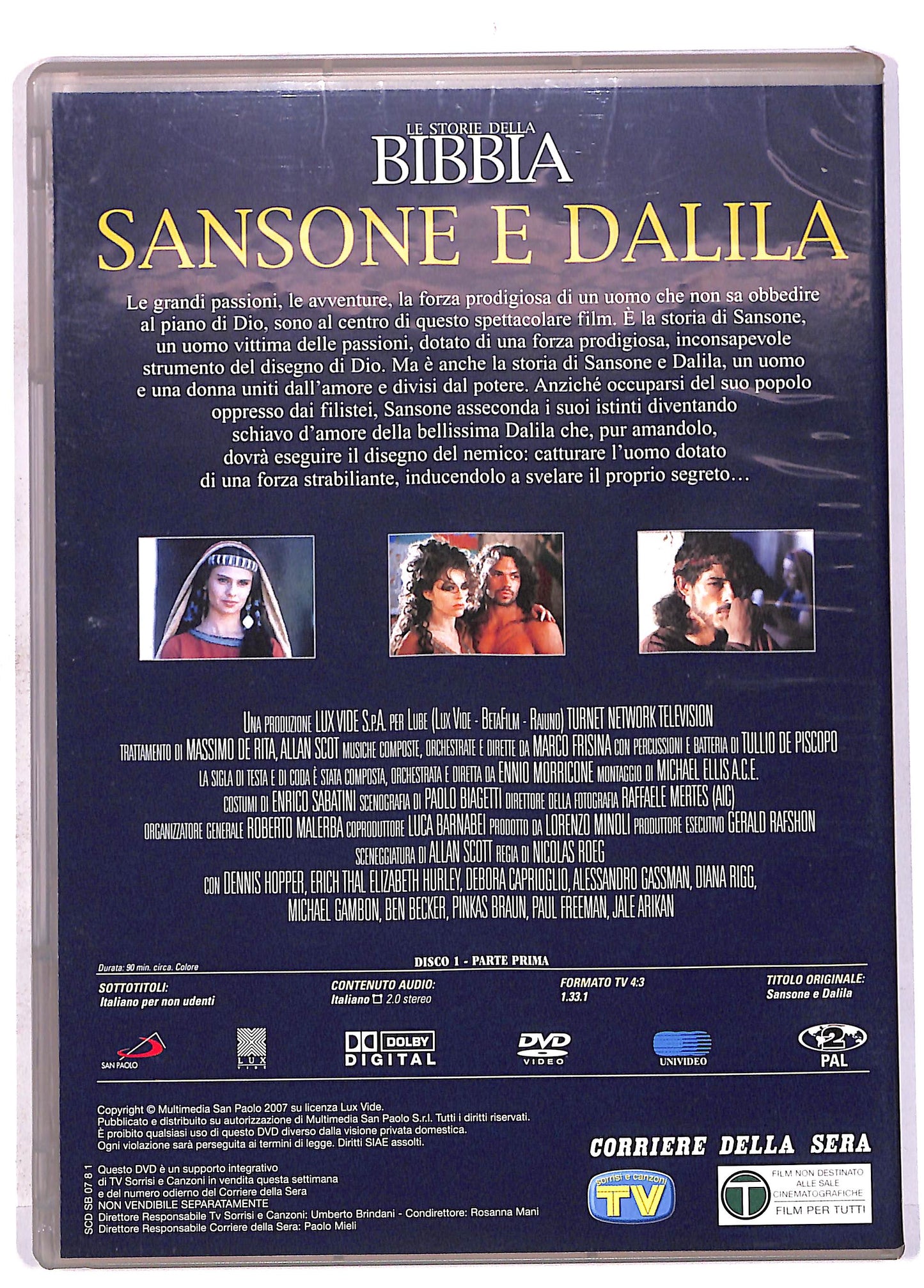 EBOND Le storie della Bibbia - Sansone e Dalila (Disco 1) EDITORIALE DVD DB609652