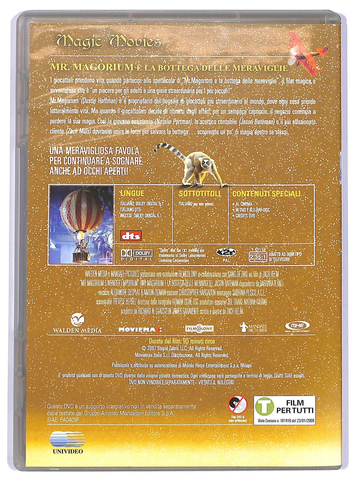 EBOND Mr. Magorium E La Bottega Delle Meraviglie EDITORIALE DVD DB610109