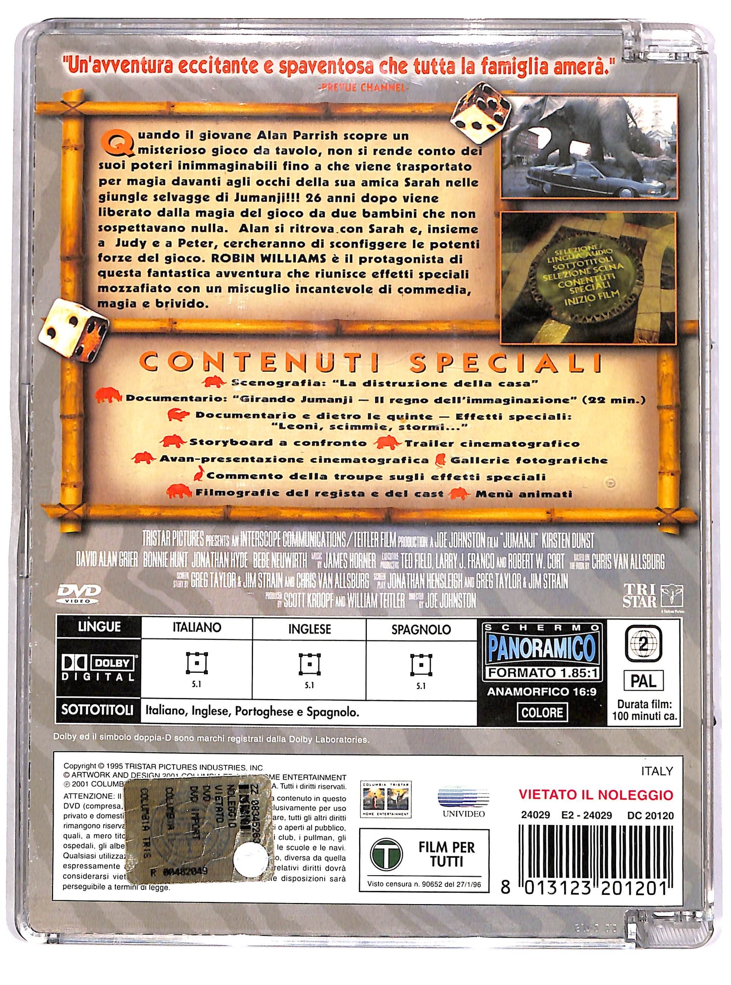 EBOND Jumanji SJB DVD DB610306