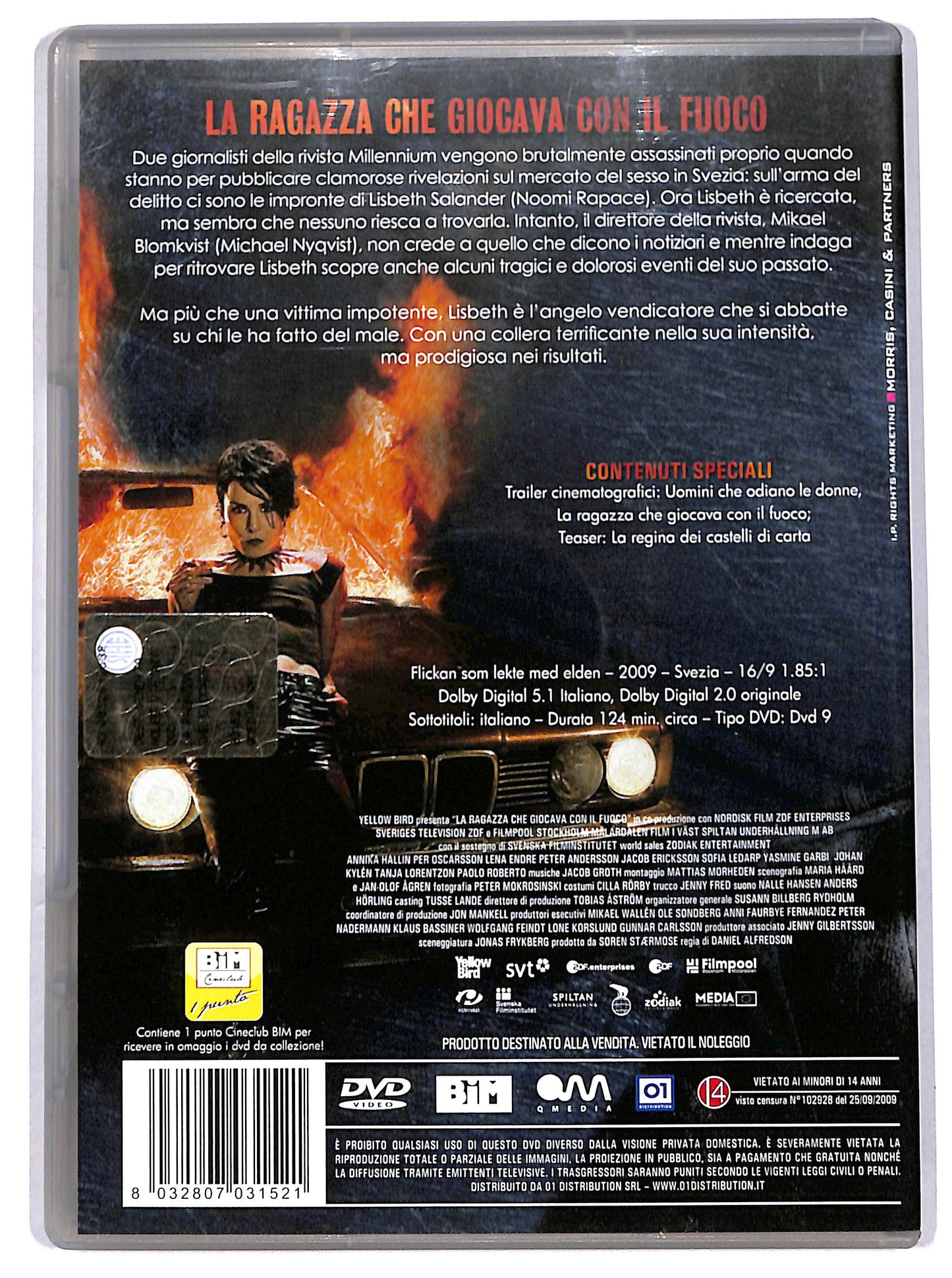 EBOND La ragazza che giocava con il fuoco DVD DB610318