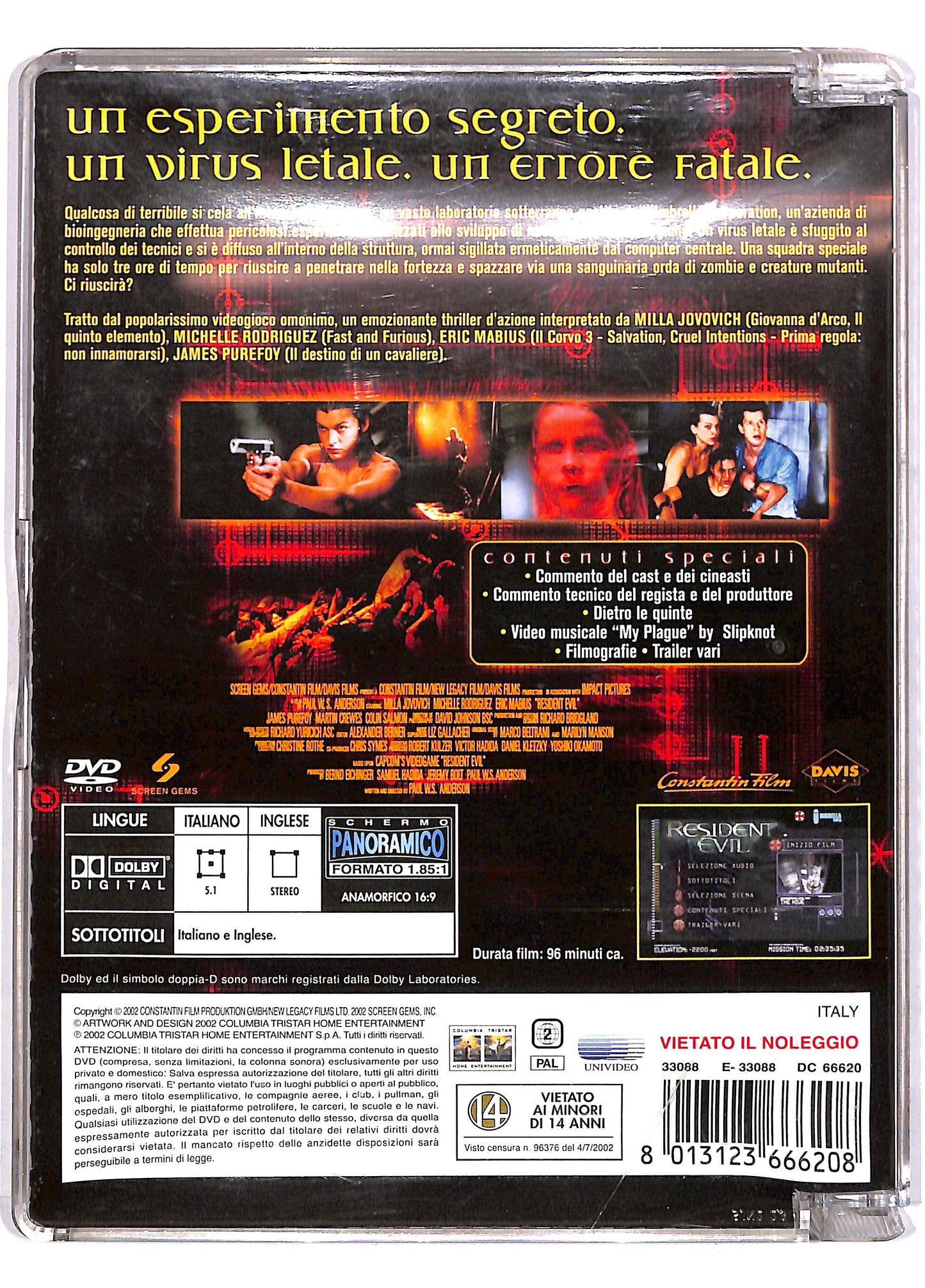 EBOND Resident Evil SJB DVD DB610609