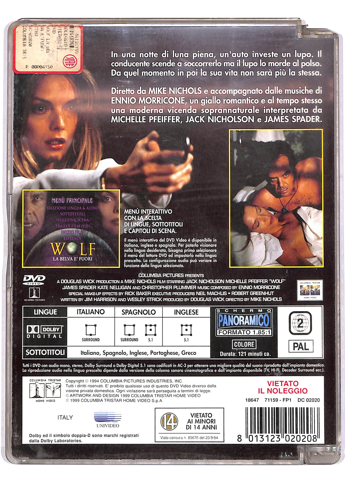 EBOND Wolf - La Belva e Fuori SJB DVD DB610624
