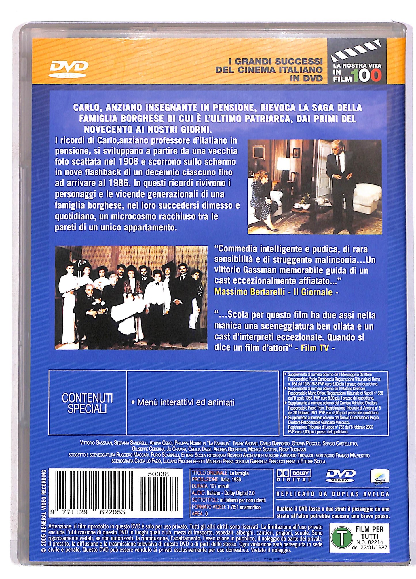 EBOND La Famiglia [Editoriale Giornale di Sicilia] DVD DB610660