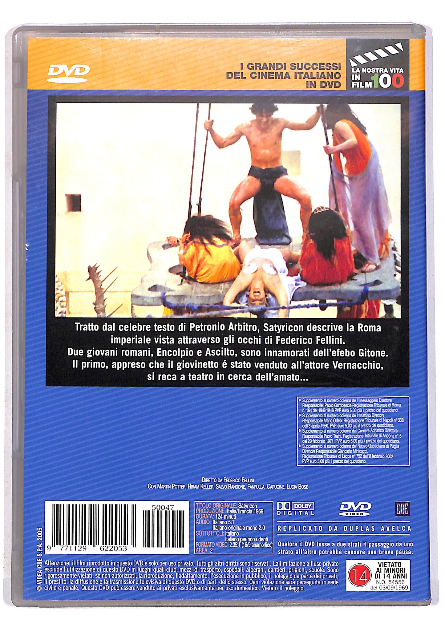 EBOND Fellini Satyricon  Editoriale DVD DB610667