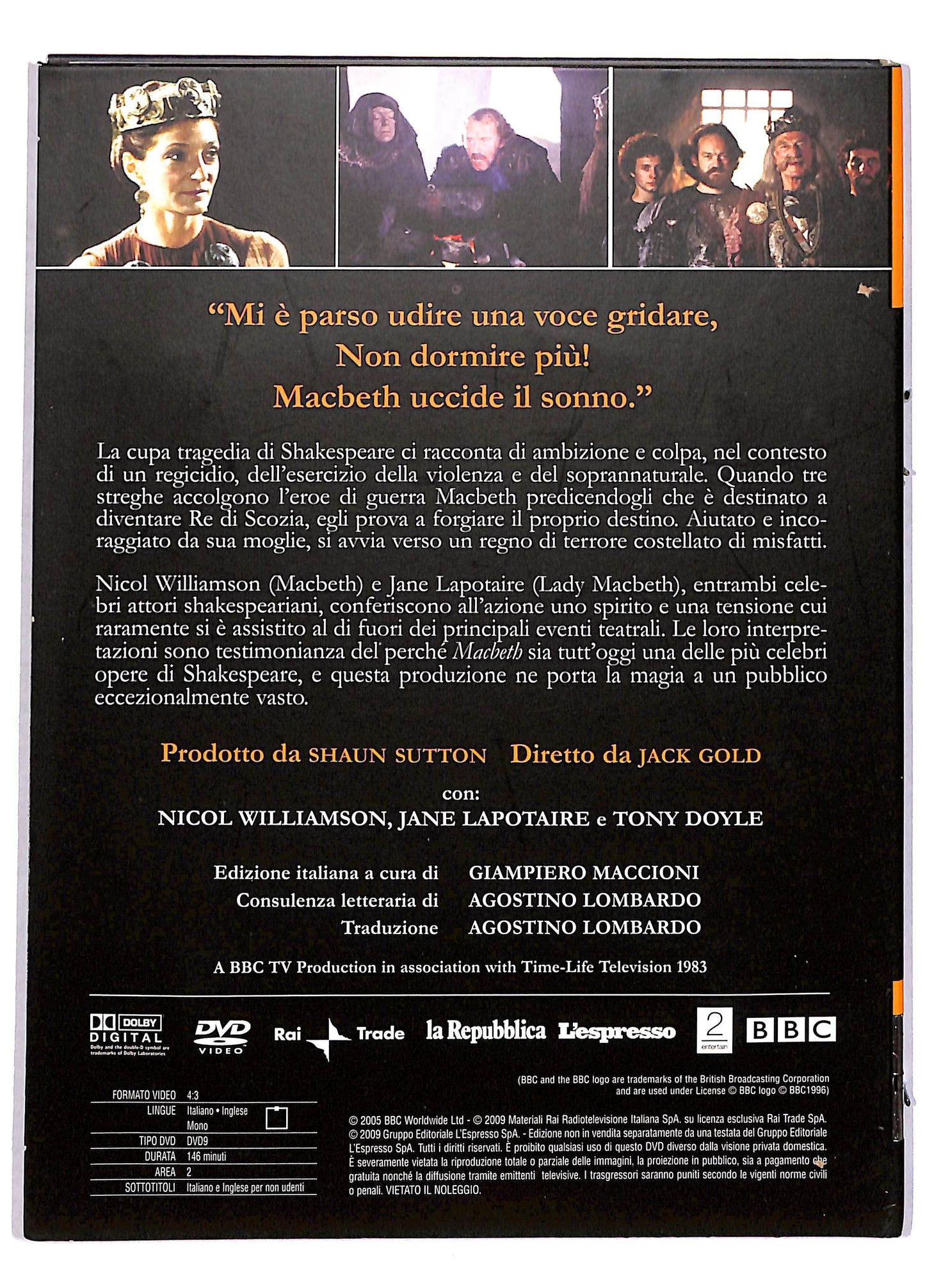 EBOND Macbeth  Editoriale DVD DB610920