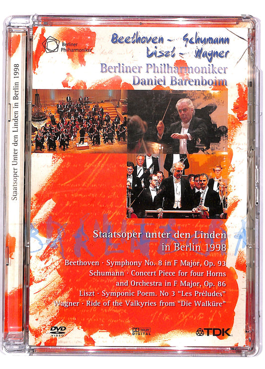 EBOND Beethoven Schumann Lizst Wagner Barenboim Concert SJB DVD DB611024