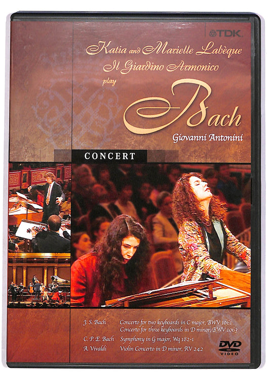 EBOND Katia and Marielle Labeque il Giardino Armonico Bach Antonini DVD DB611045