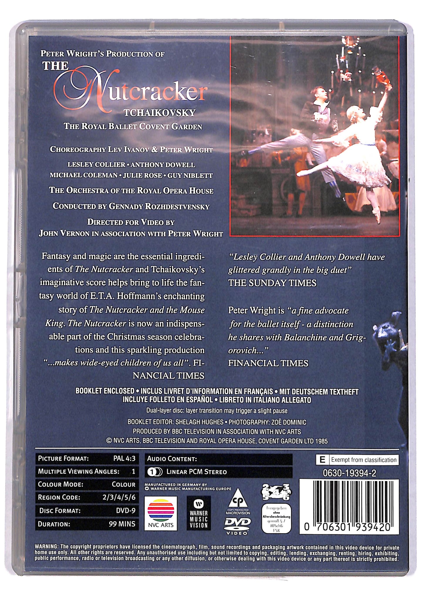 EBOND Pyotr Ilyich Tchaikovsky The Nutcracker DVD DB611239