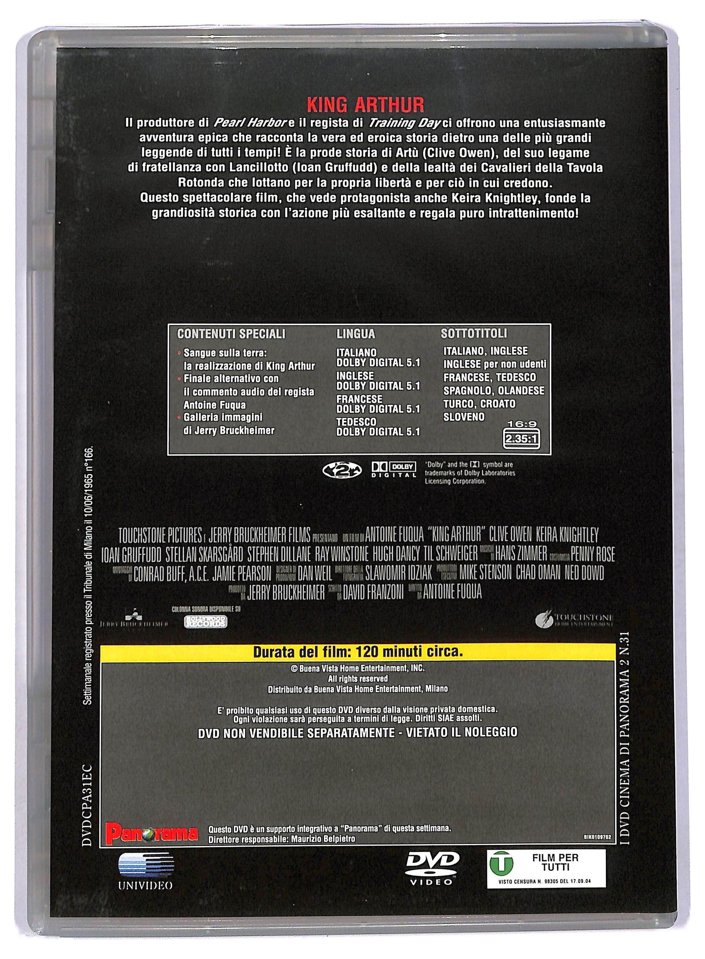 EBOND King Arthur EDITORIALE DVD DB611431