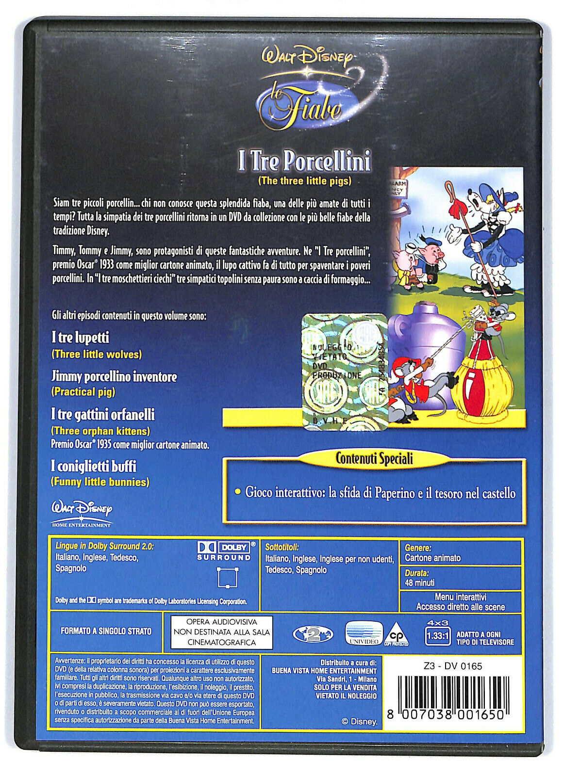 EBOND I Tre Porcellini e Altre Storie DVD DB611447