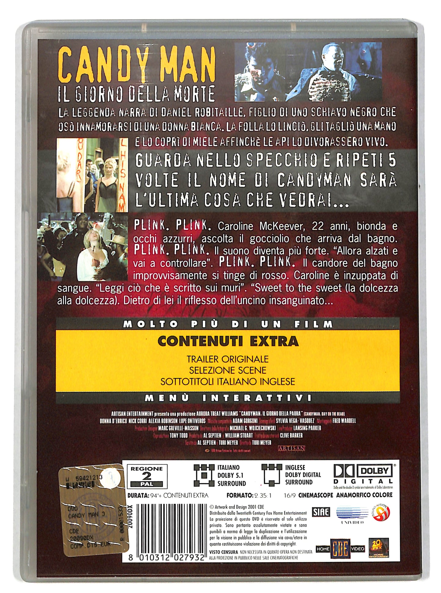 EBOND Candyman - Il giorno della morte DVD DB612101