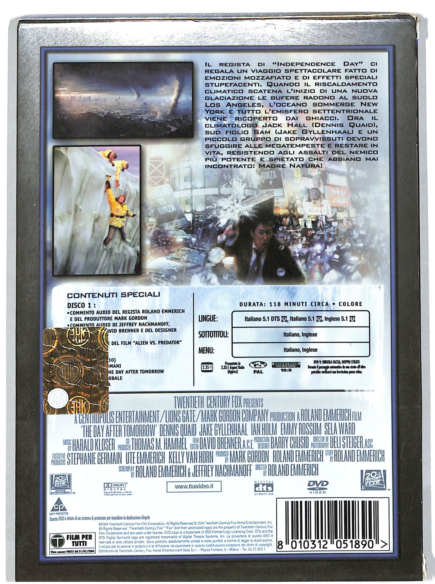 EBOND The Day After Tomorrow - L'alba del giorno dopo DVD DB612129