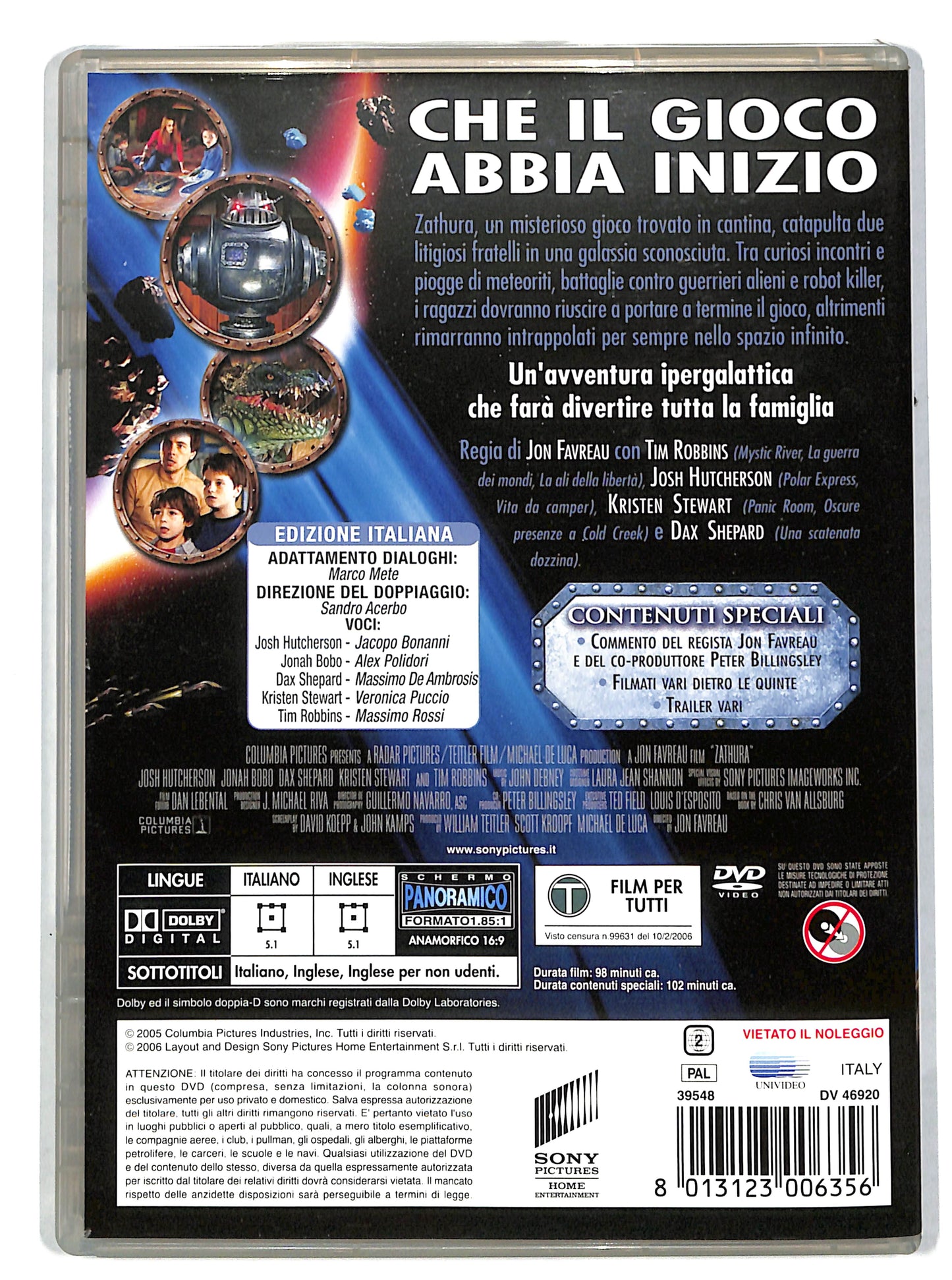 EBOND Zathura - un'avventura spaziale DVD DB612141