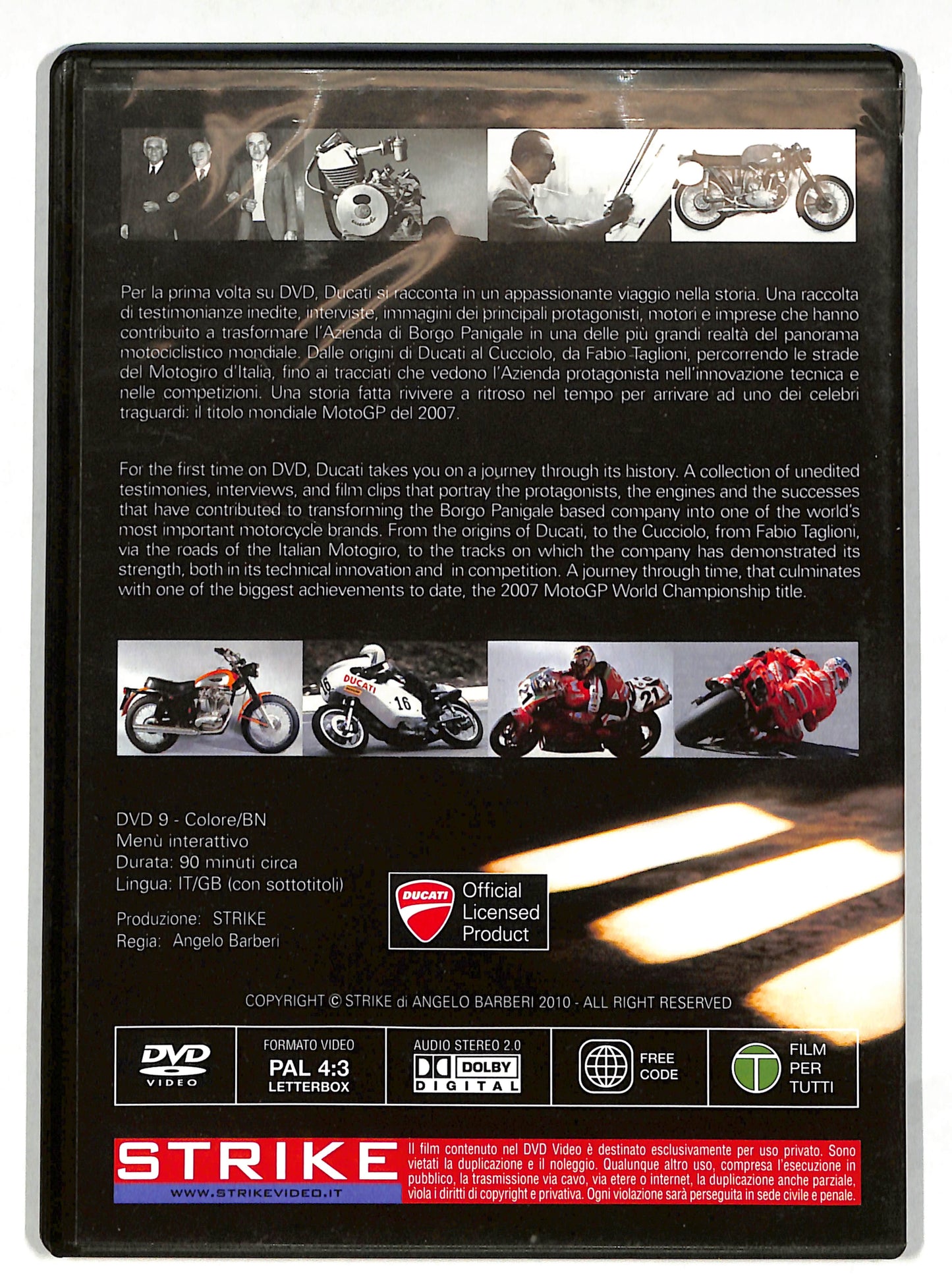 EBOND Ducati the story EDITORIALE DVD DB612434