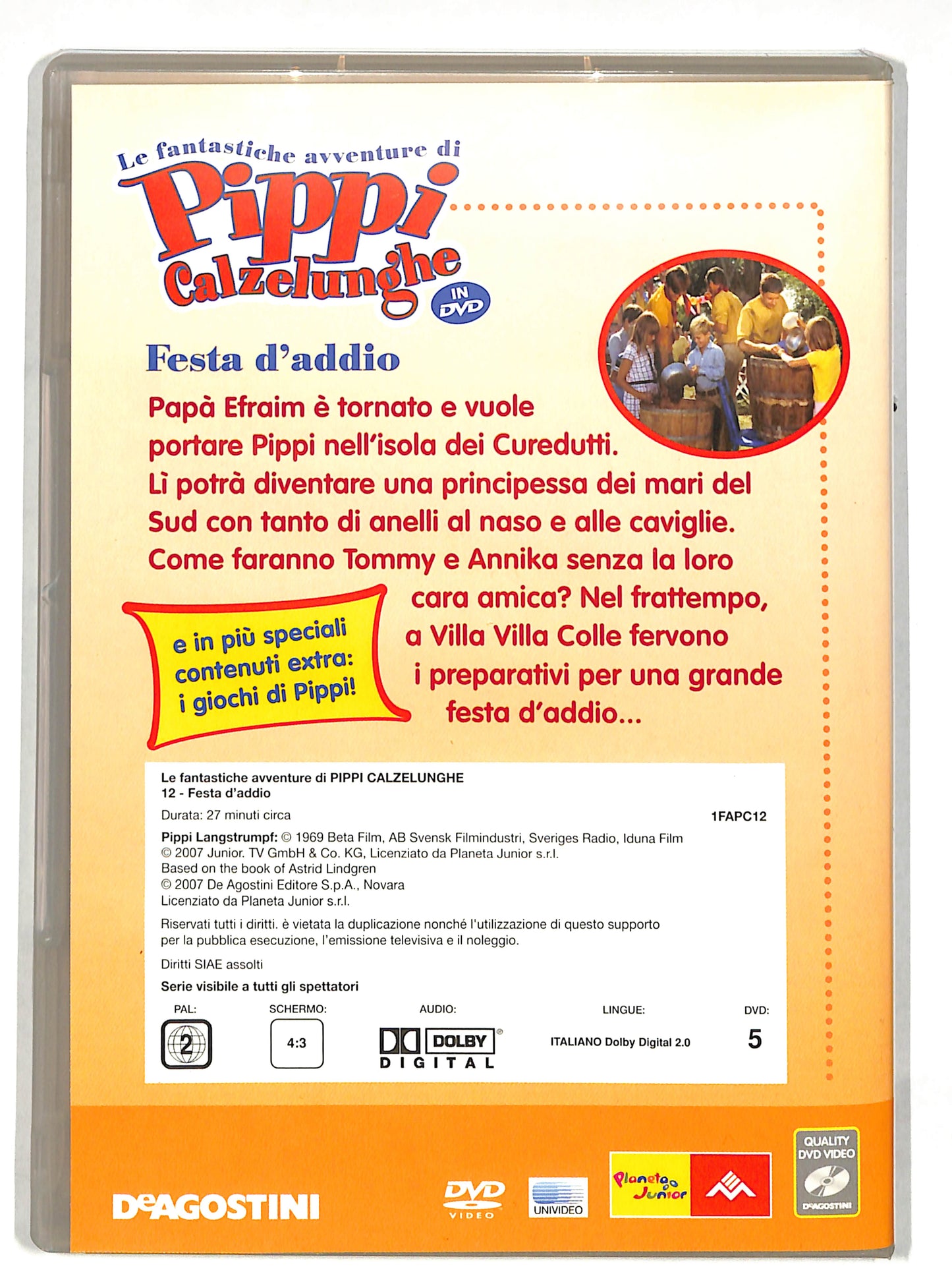 EBOND Pippi Calzelunghe vol 12 - Festa d'addio EDITORIALE DVD DB612454