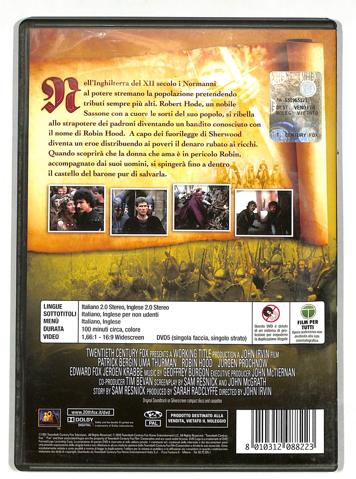 EBOND Robin Hood - La leggenda DVD DB612456