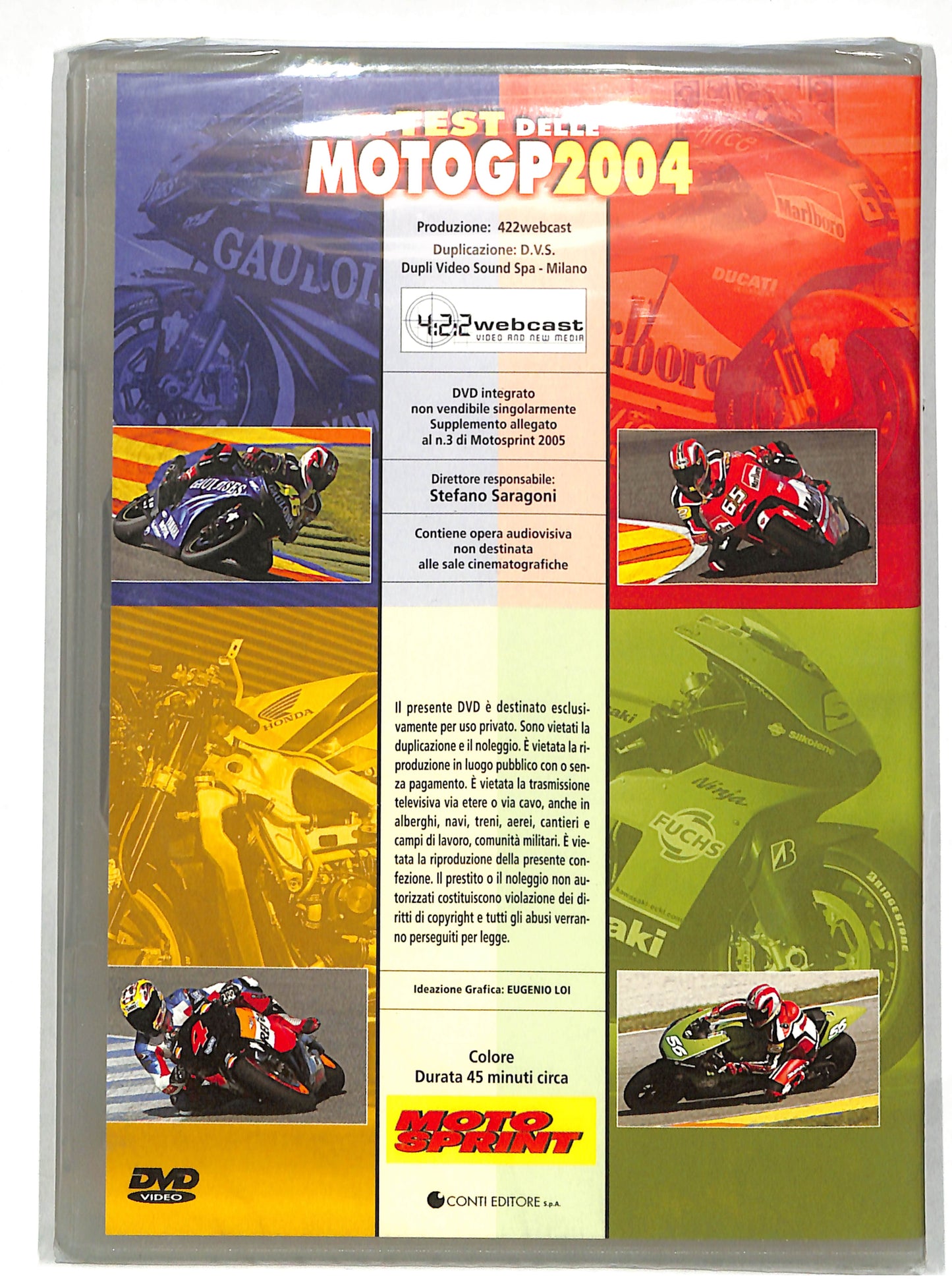 EBOND Il test delle motoGP 2004 EDITORIALE DVD DB612459