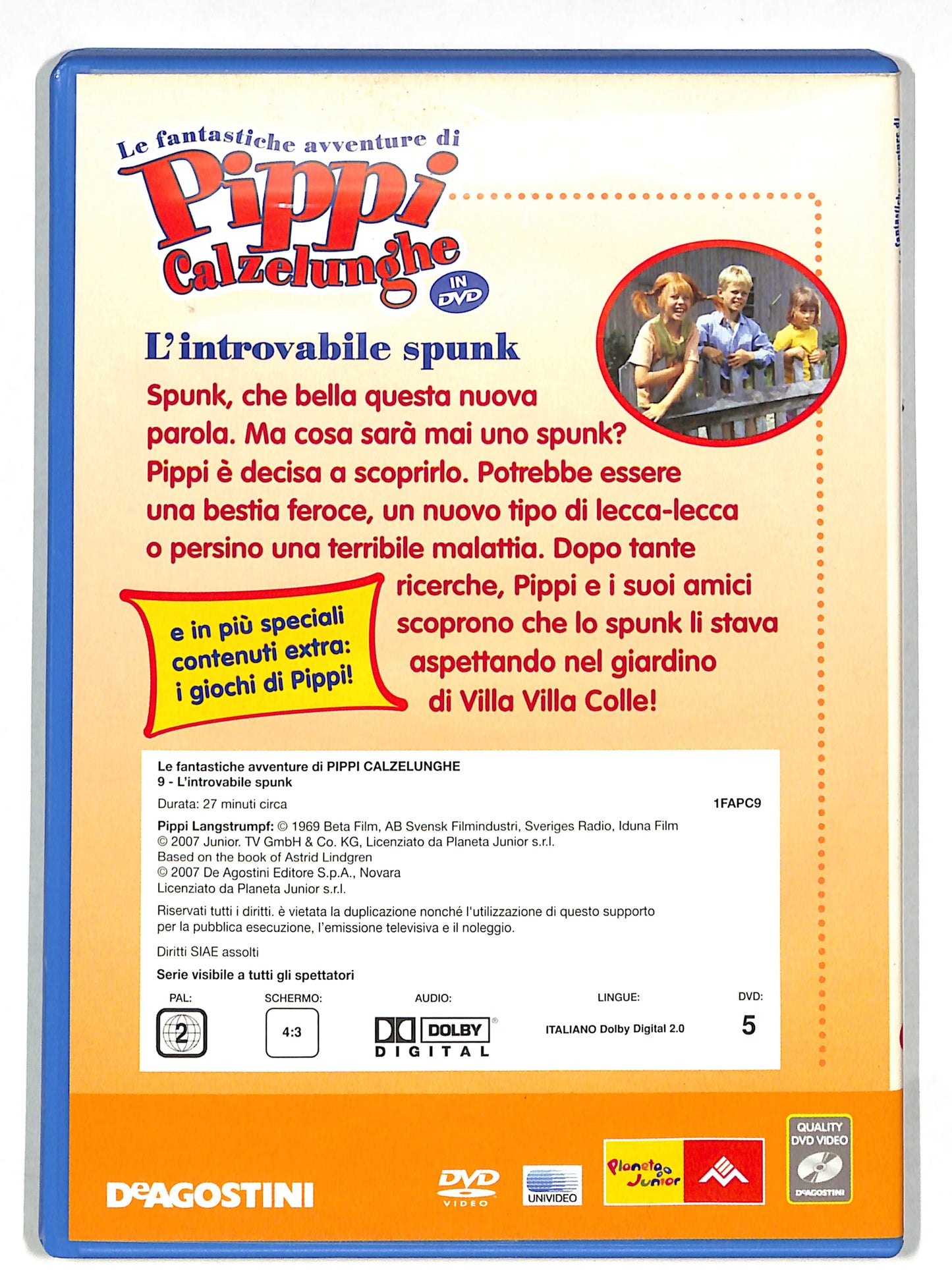 EBOND Pippi Calzelunghe vol 9 - l'introvabile spunk EDITORIALE DVD DB612460