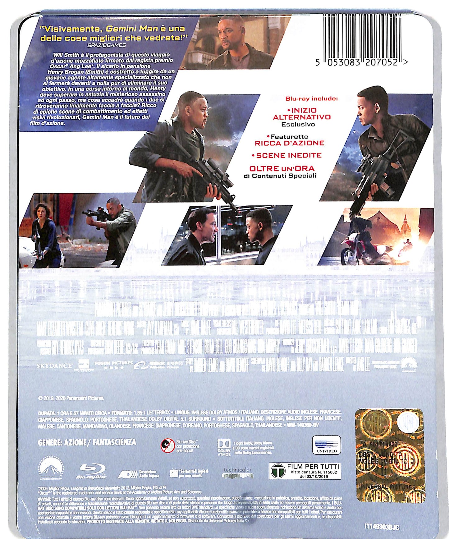 EBOND Gemini Man STEELBOOK BLURAY DB612630